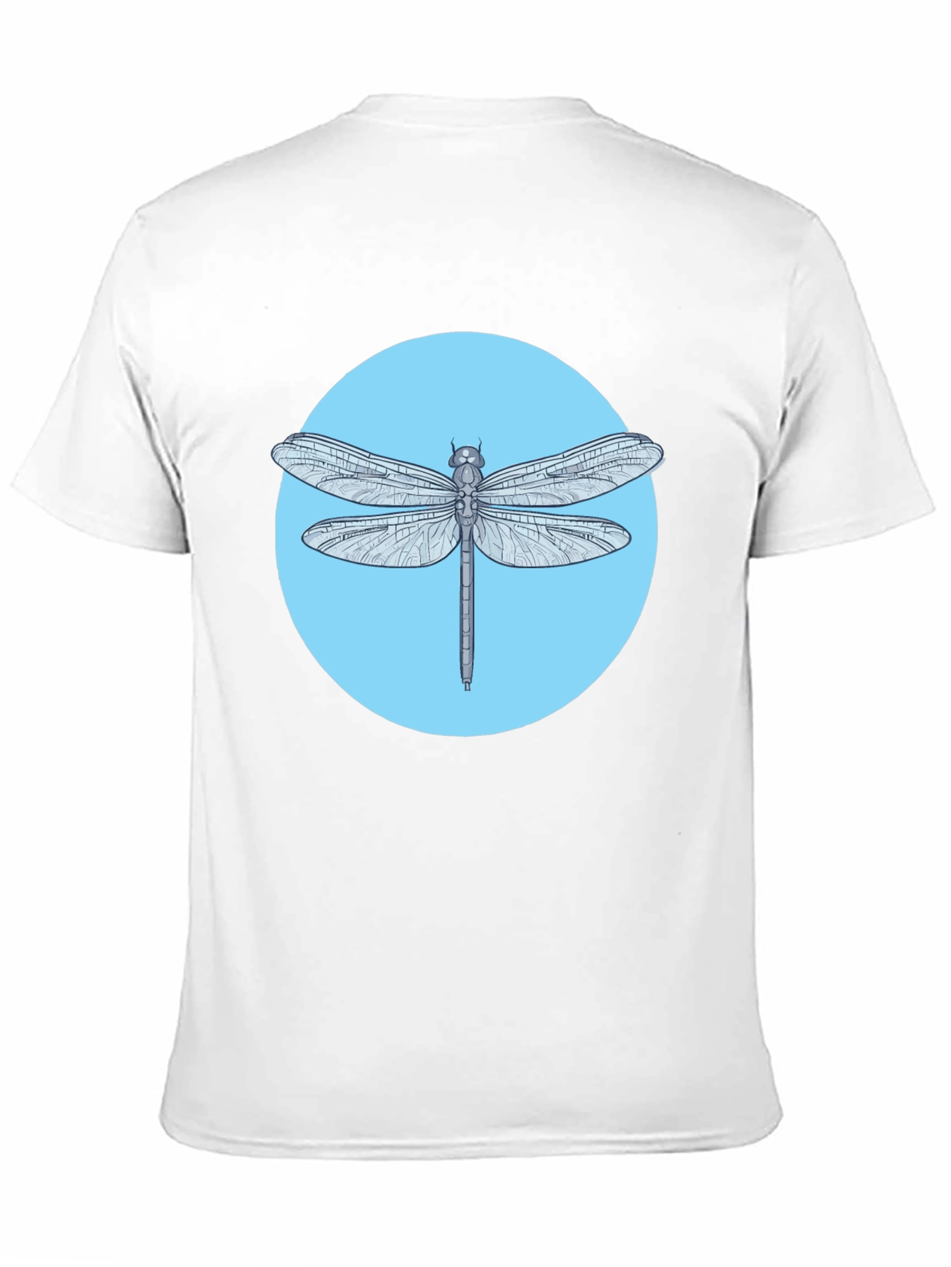 Black Dragonfly Graphic Tee - Black Cotton Blend view 11