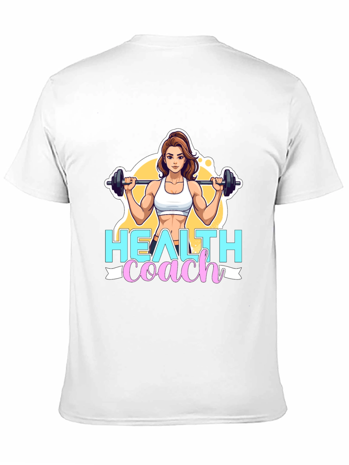Black Health Coach Graphic Tee - Fitness Motivation view 11