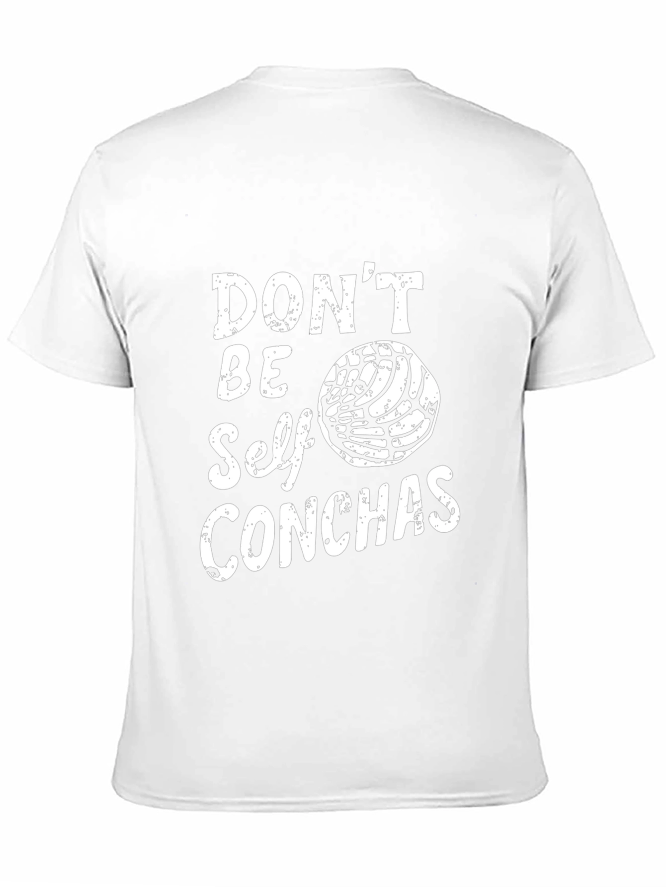 Black Don't Be Self Conchas T-Shirt Funny Mexican Bread Pun Tee view 11