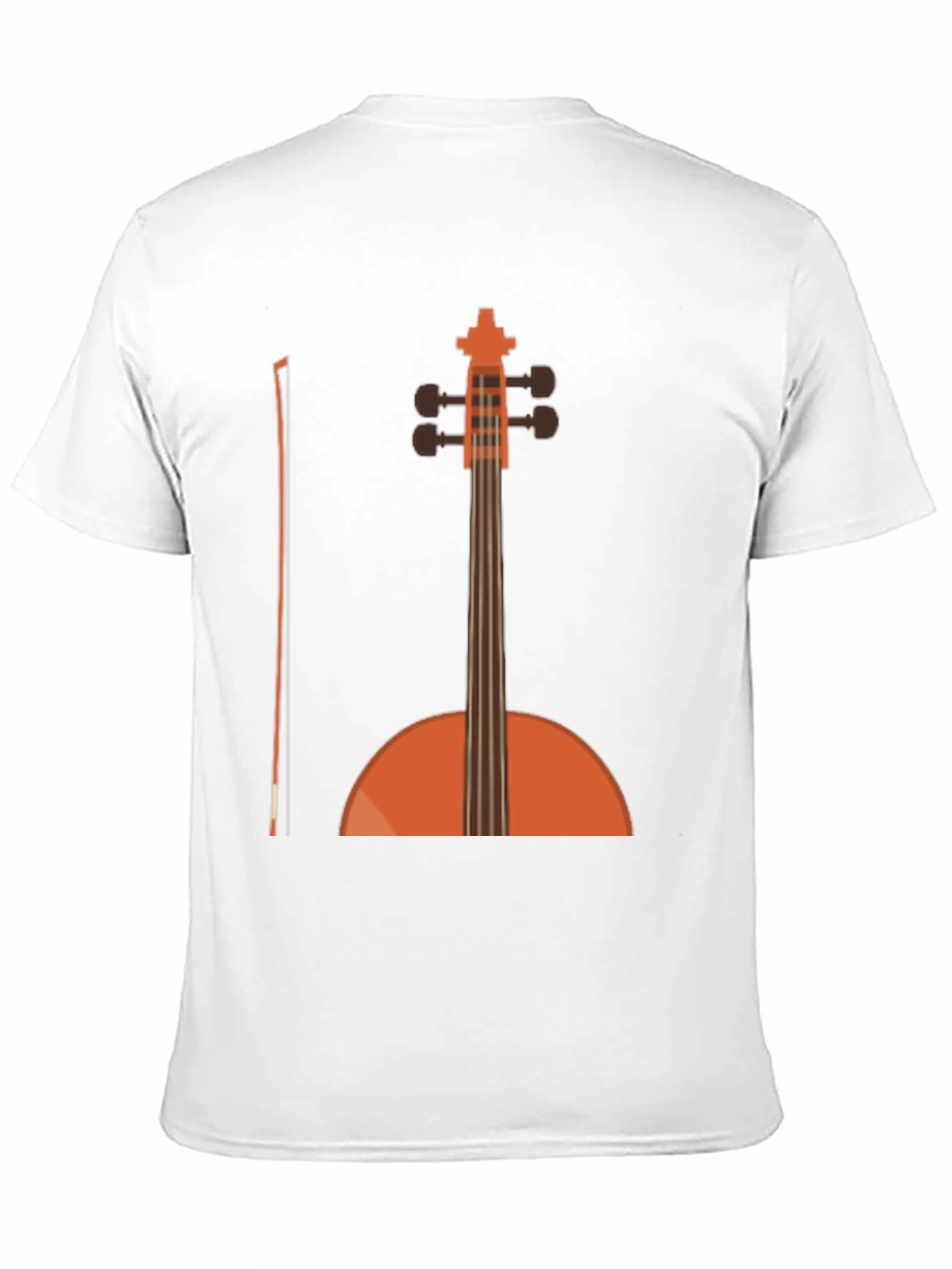 Black Cello Graphic T-Shirt - Black Musical Tee view 11