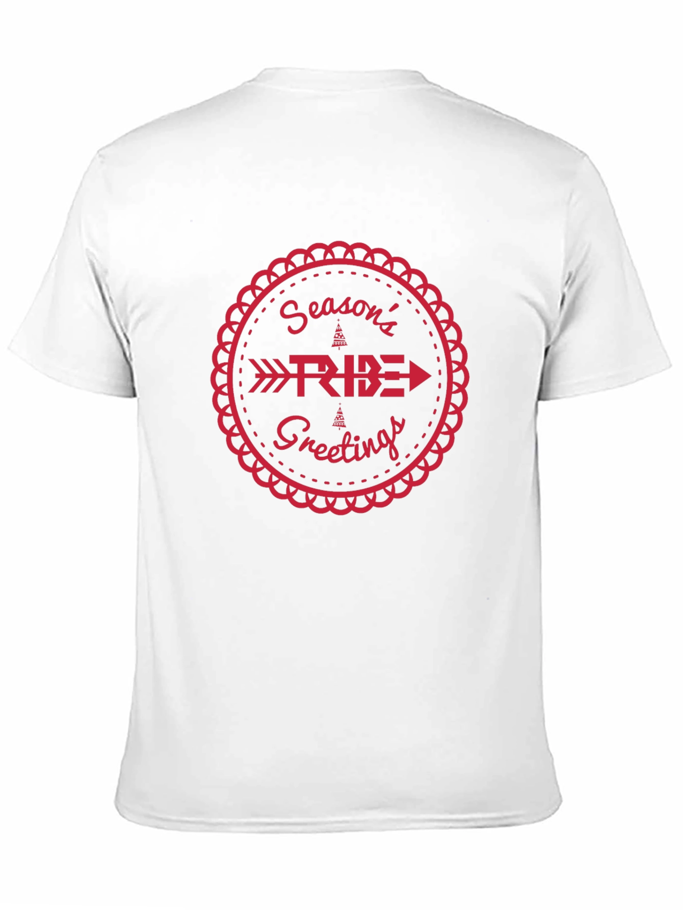 Black Festive Season's Ride Greetings Graphic Tee view 11