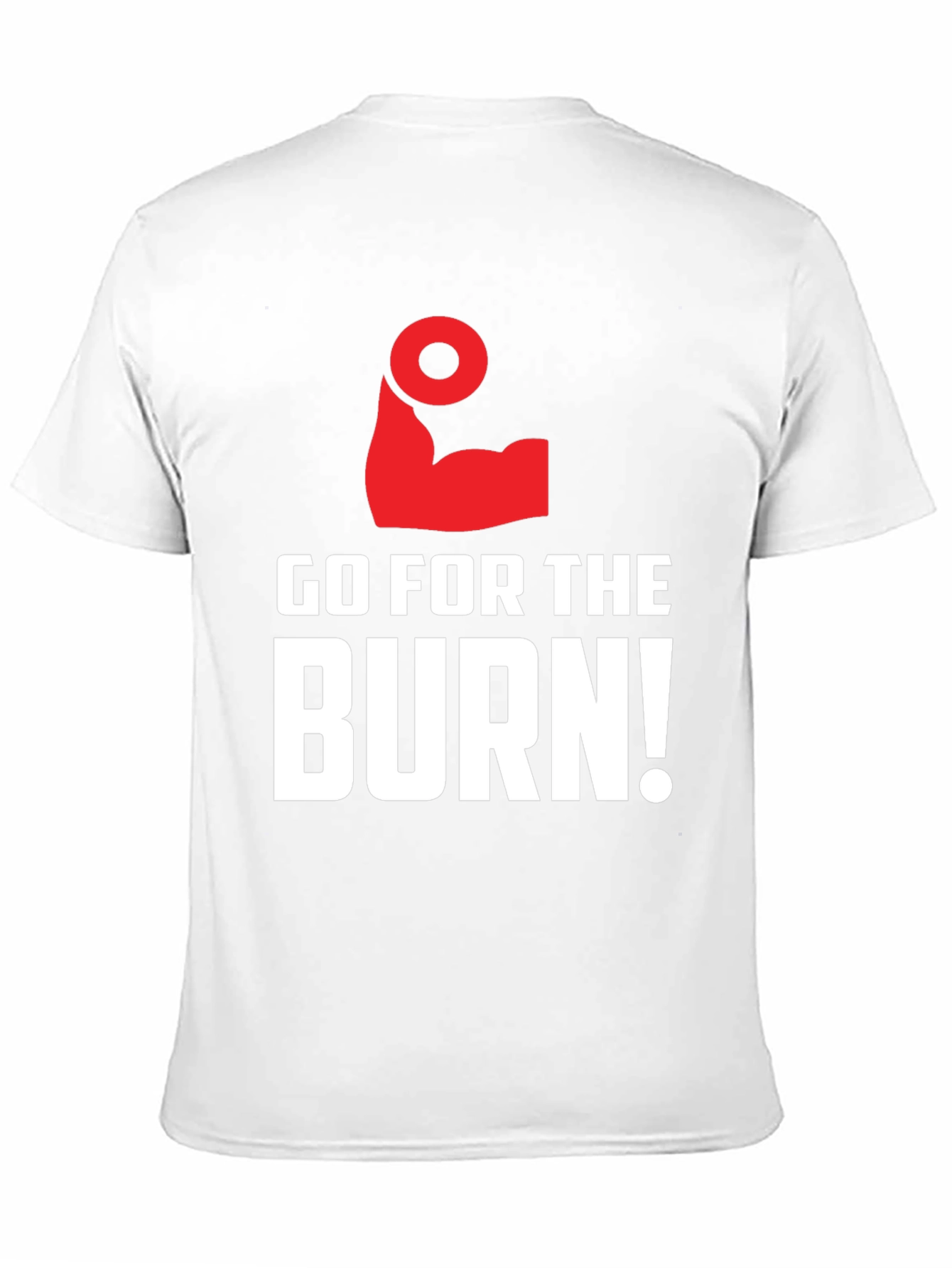 Black Go For The Burn! Graphic Tee Shirt view 11