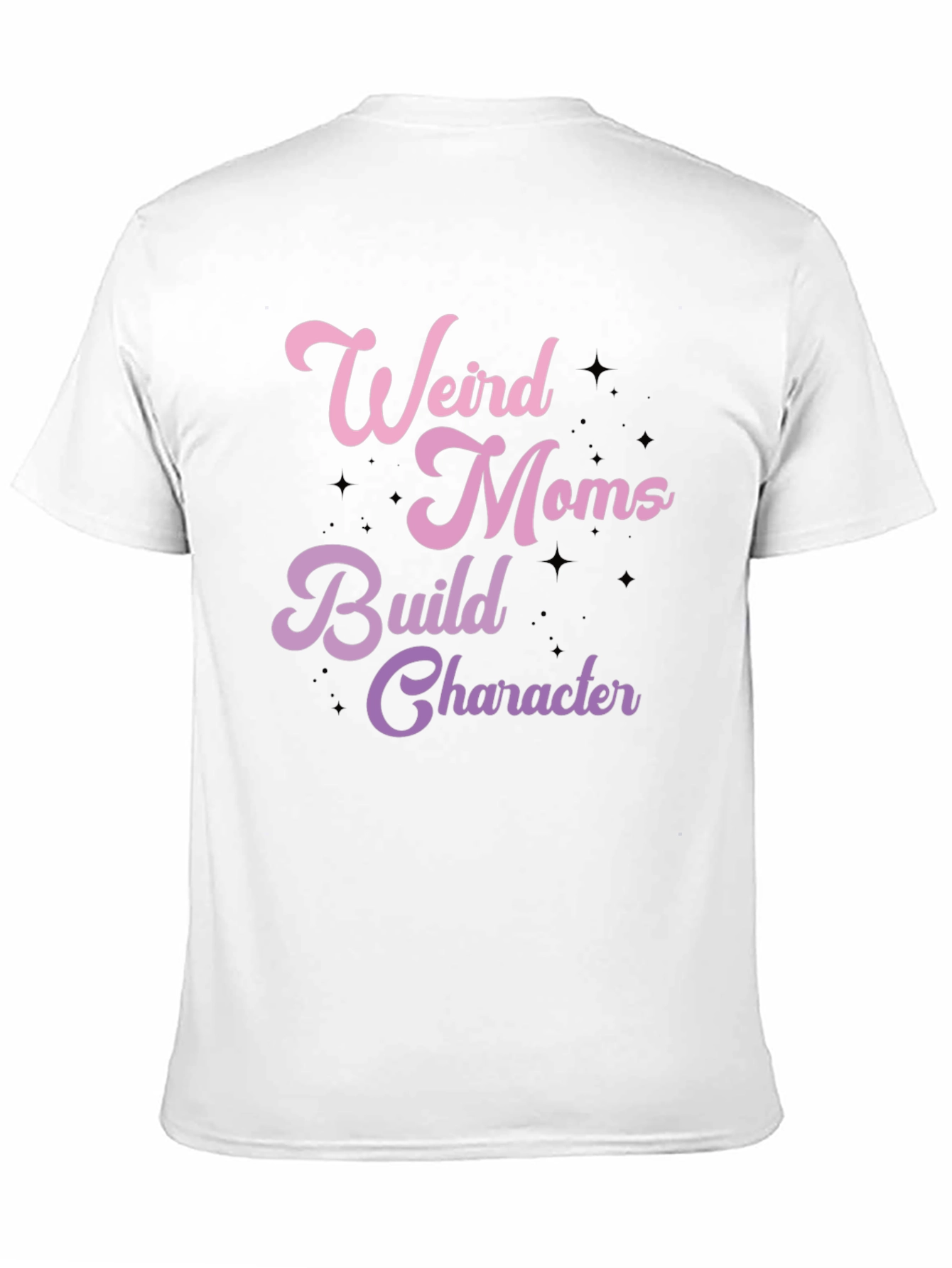 Black Weird Moms Build Character Graphic Tee view 11