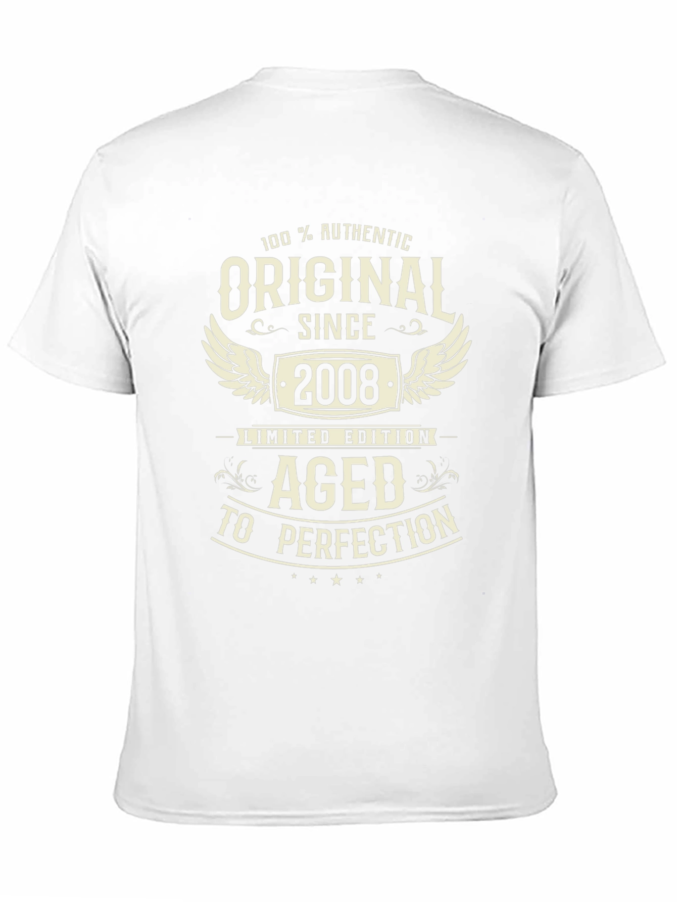 Black Original Since 2008 Aged To Perfection T-Shirt view 11