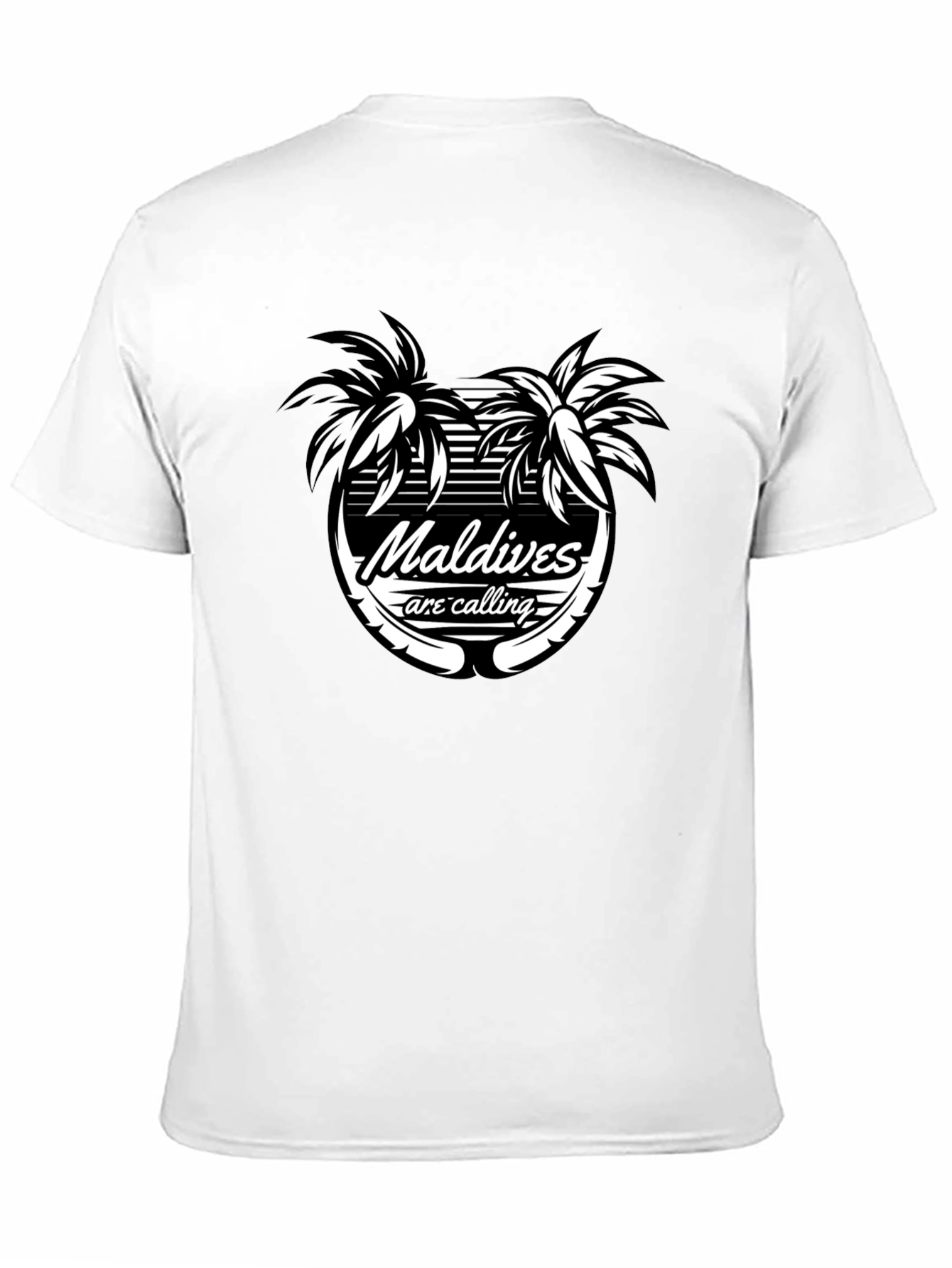 Maldives Are Calling Black T-Shirt - 11