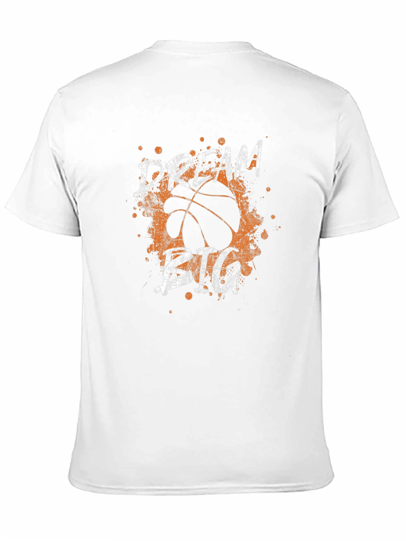 Black Dream Big Basketball Graphic Tee view 11