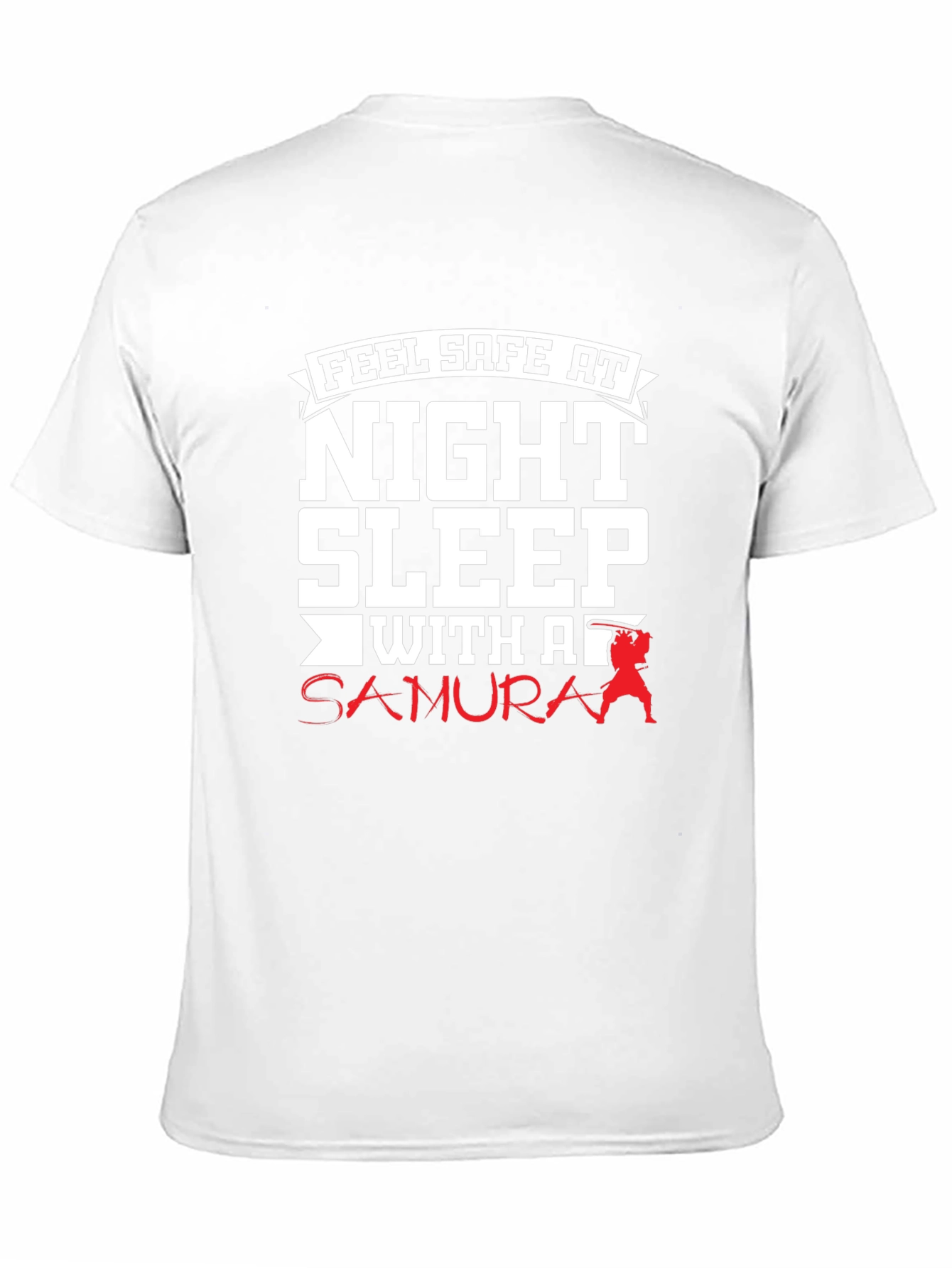 Black Feel Safe At Night T-Shirt view 11