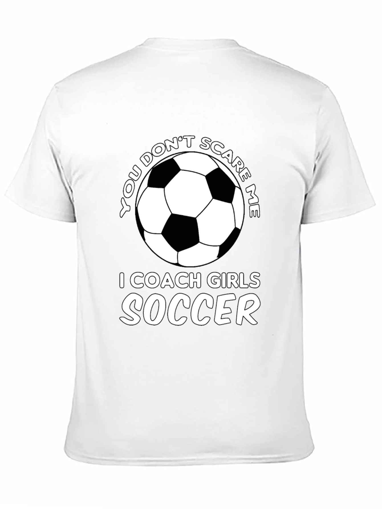 Black Coach Girls Soccer T-Shirt view 11