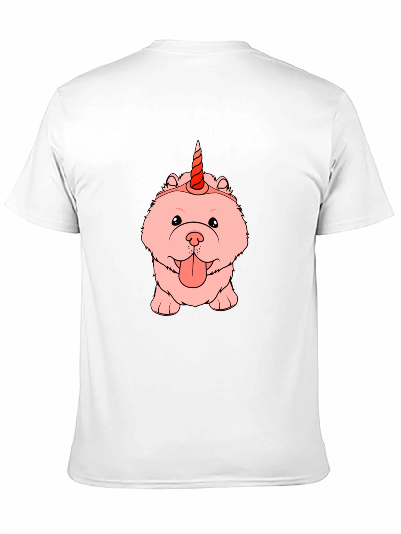 Black Unicorn Chow Chow T-Shirt view 11