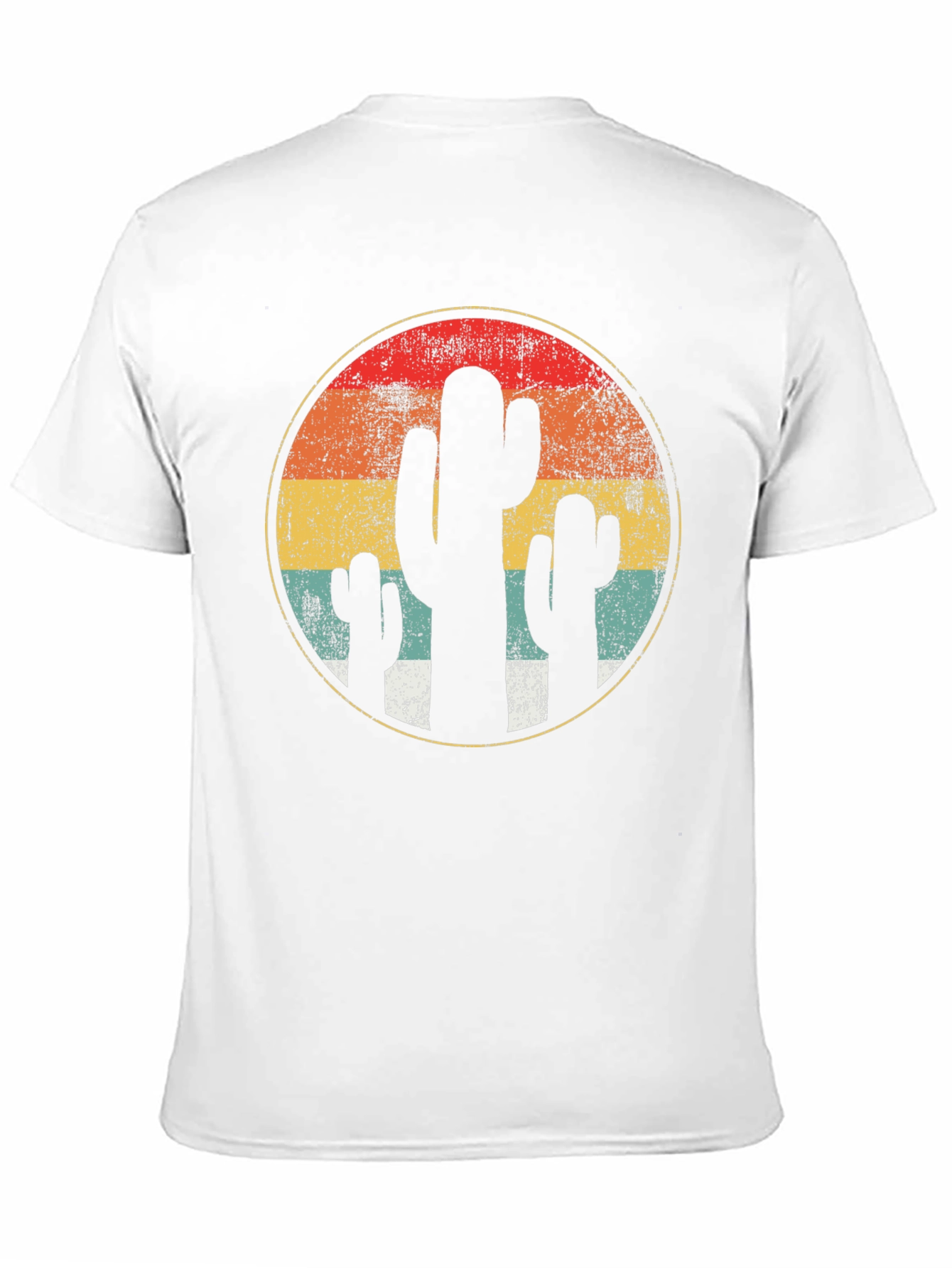 Black Retro Cactus Graphic Tee - Desert Vibes view 11