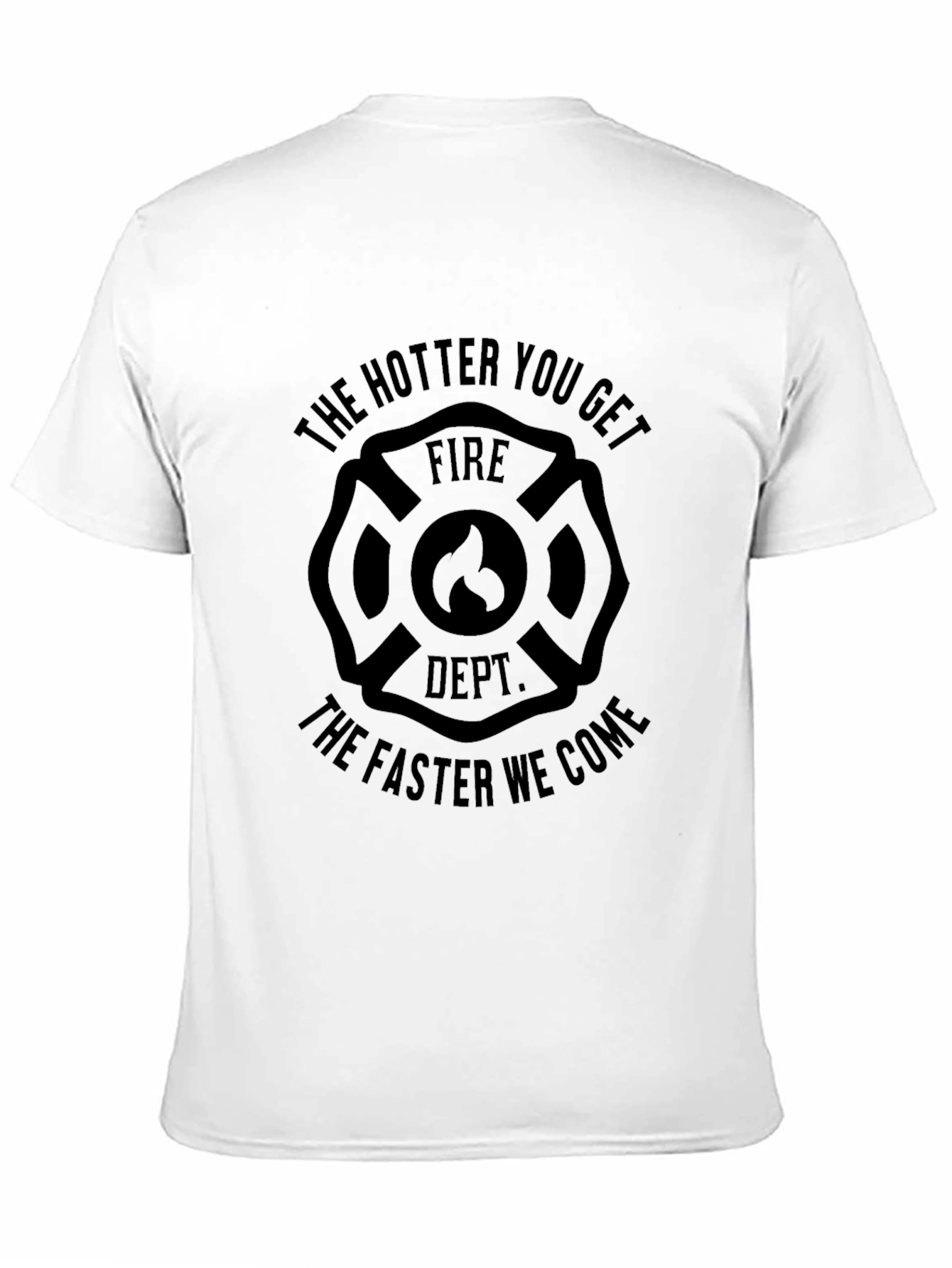 Black Fire Department T-Shirt - The Hotter You Get view 11