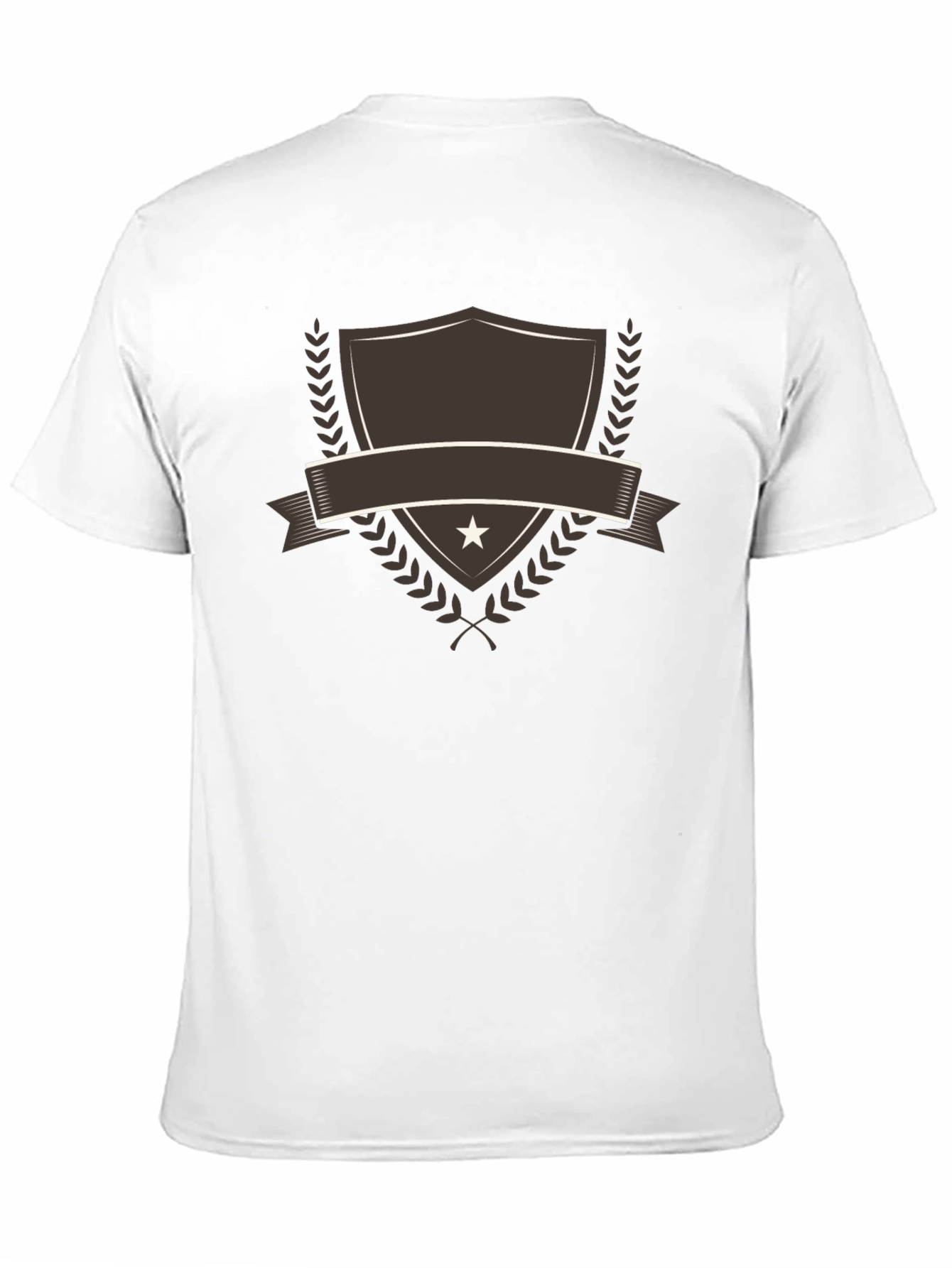 Black Emblem Shield Graphic Tee - Stylish Casual Shirt view 11
