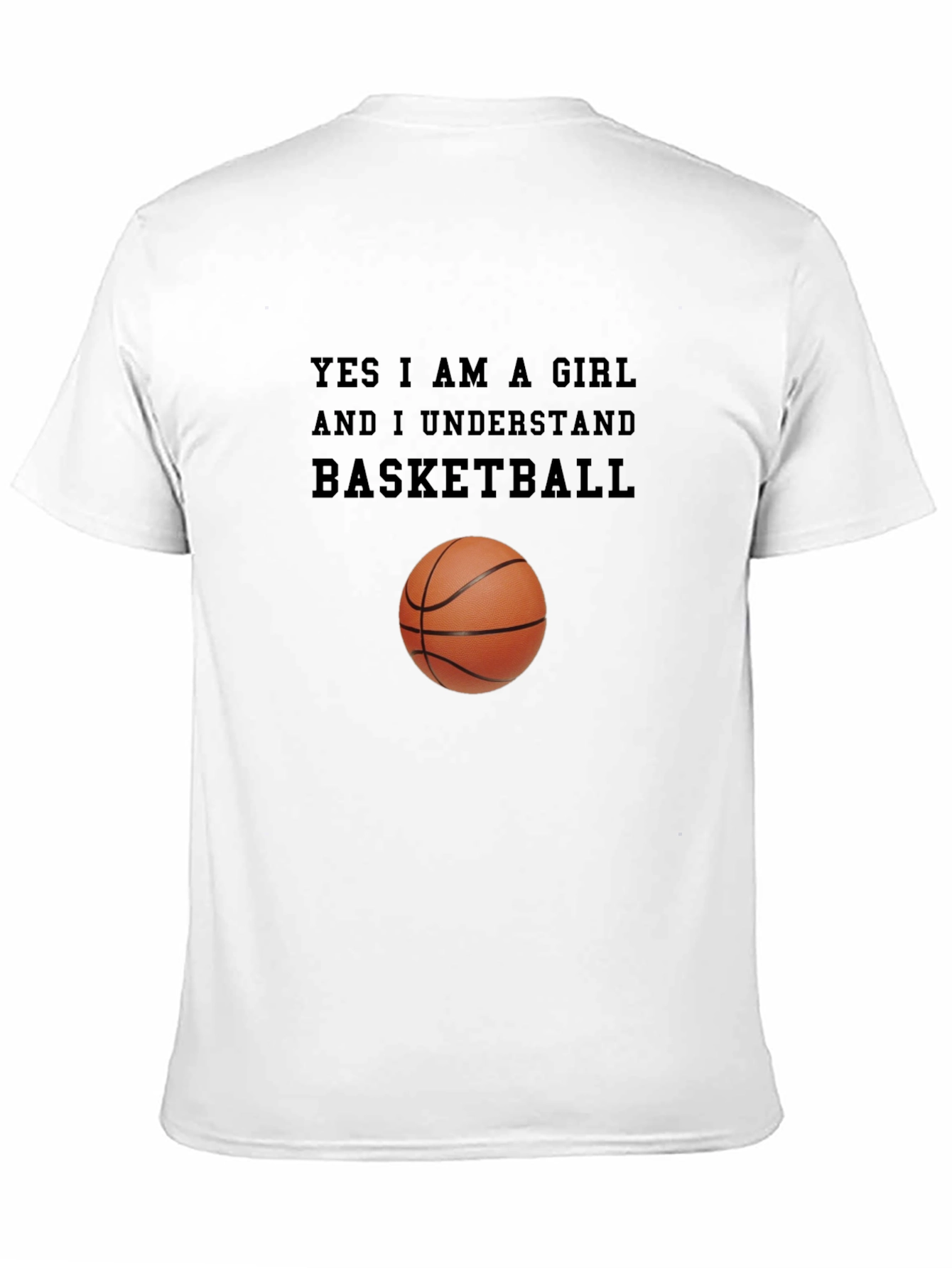 Black Basketball Girl T-Shirt: Understand the Game! view 11