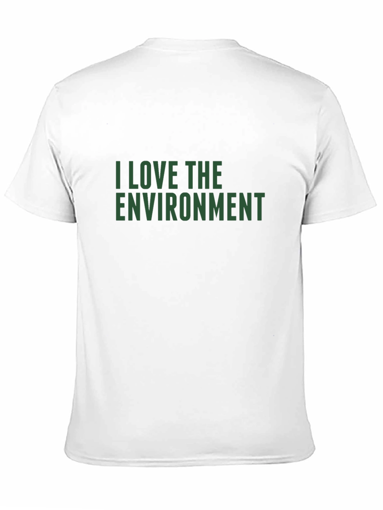 Black Eco-Friendly 'I Love the Environment' Black T-Shirt view 11