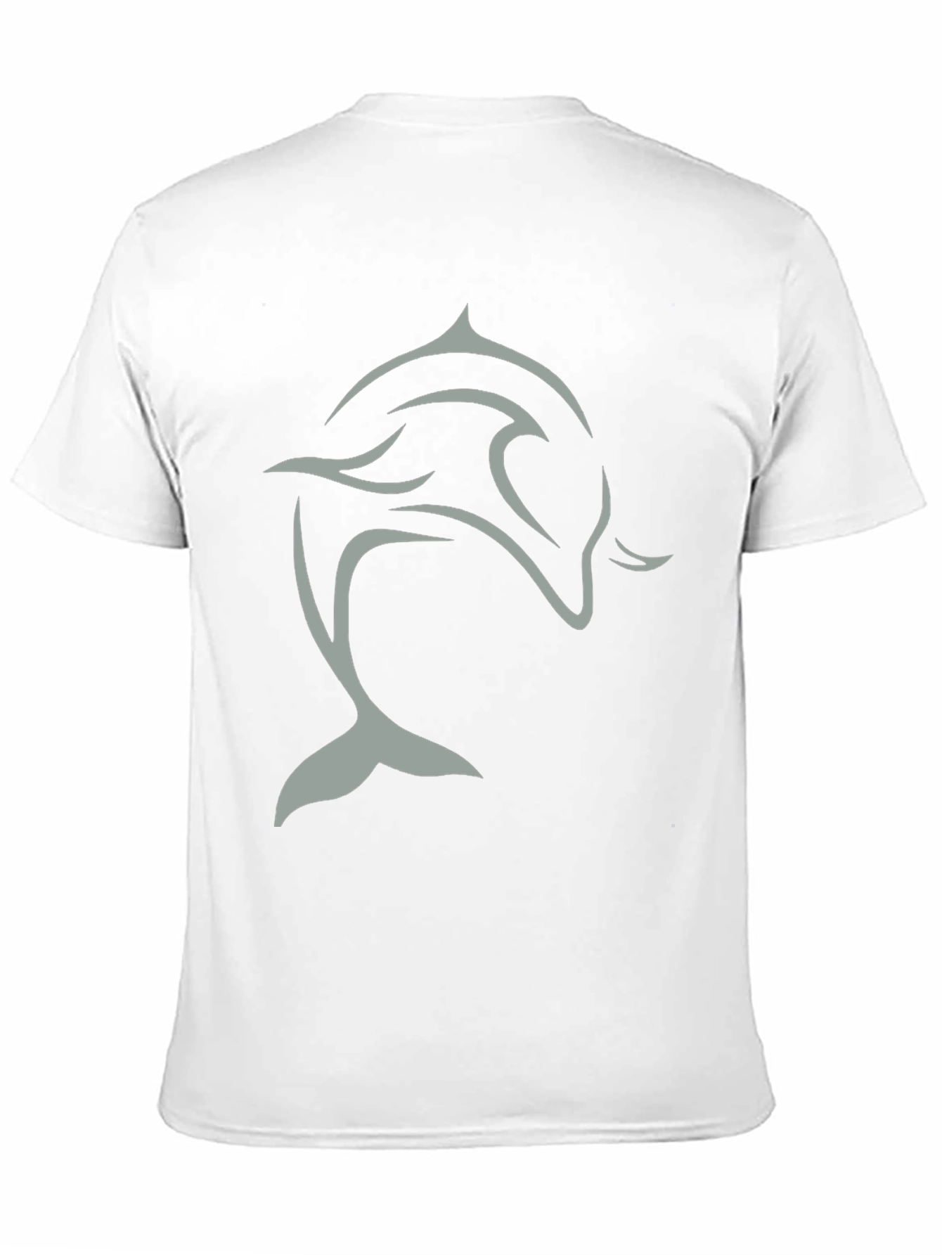 Black Black Dolphin Graphic Tee - Stylish & Comfortable view 11