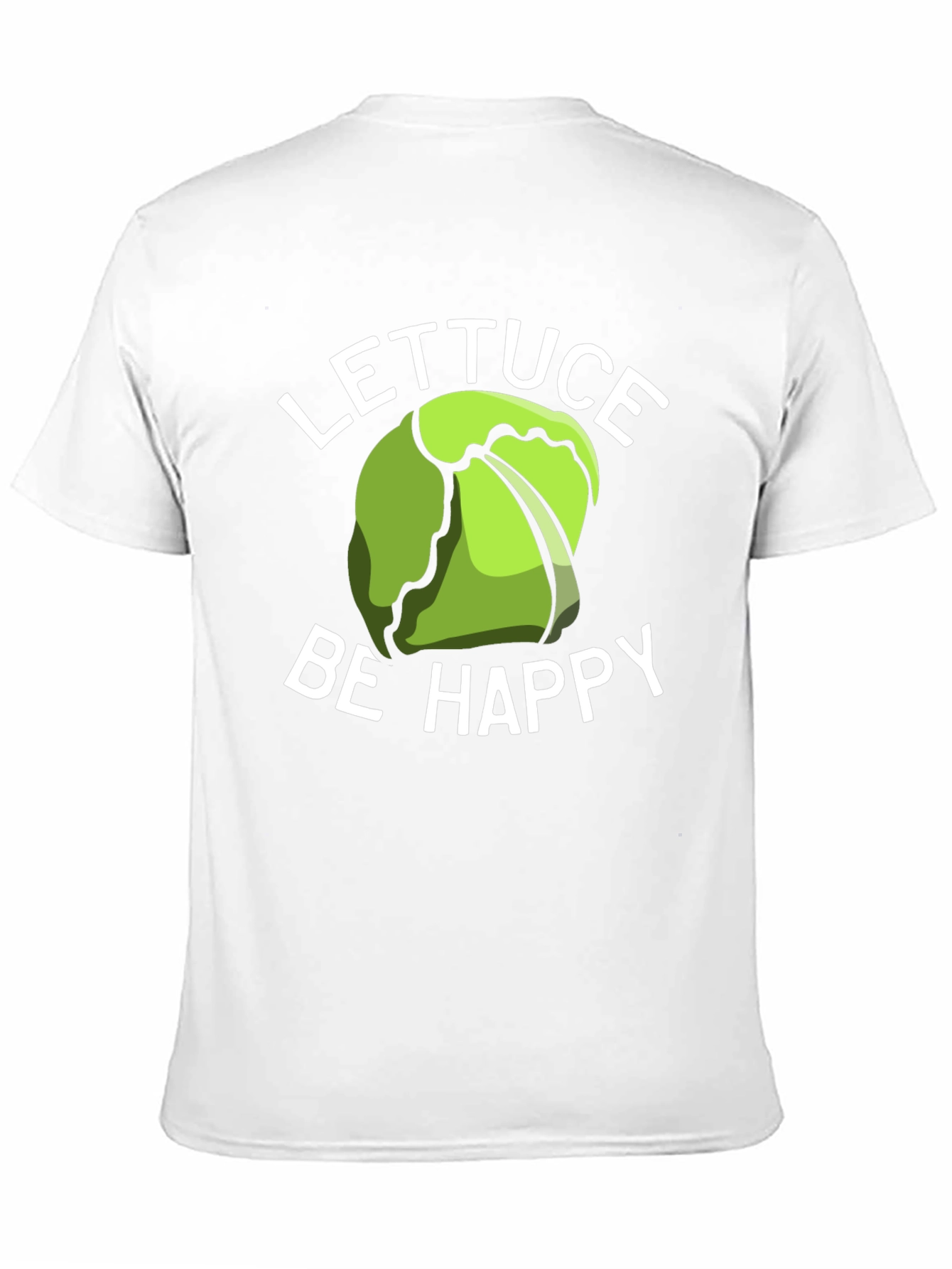Black Lettuce Be Happy T-Shirt - Funny Graphic Tee view 11