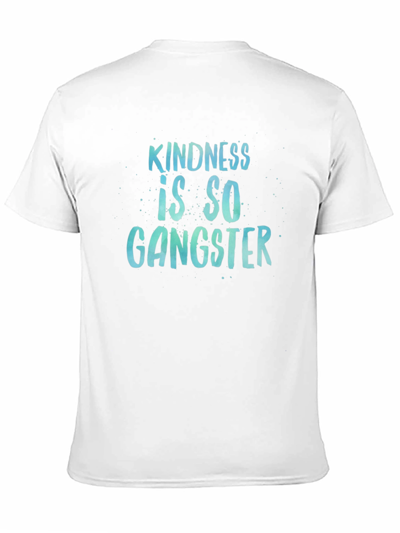 Black Kindness is So Gangster Black T-Shirt view 11