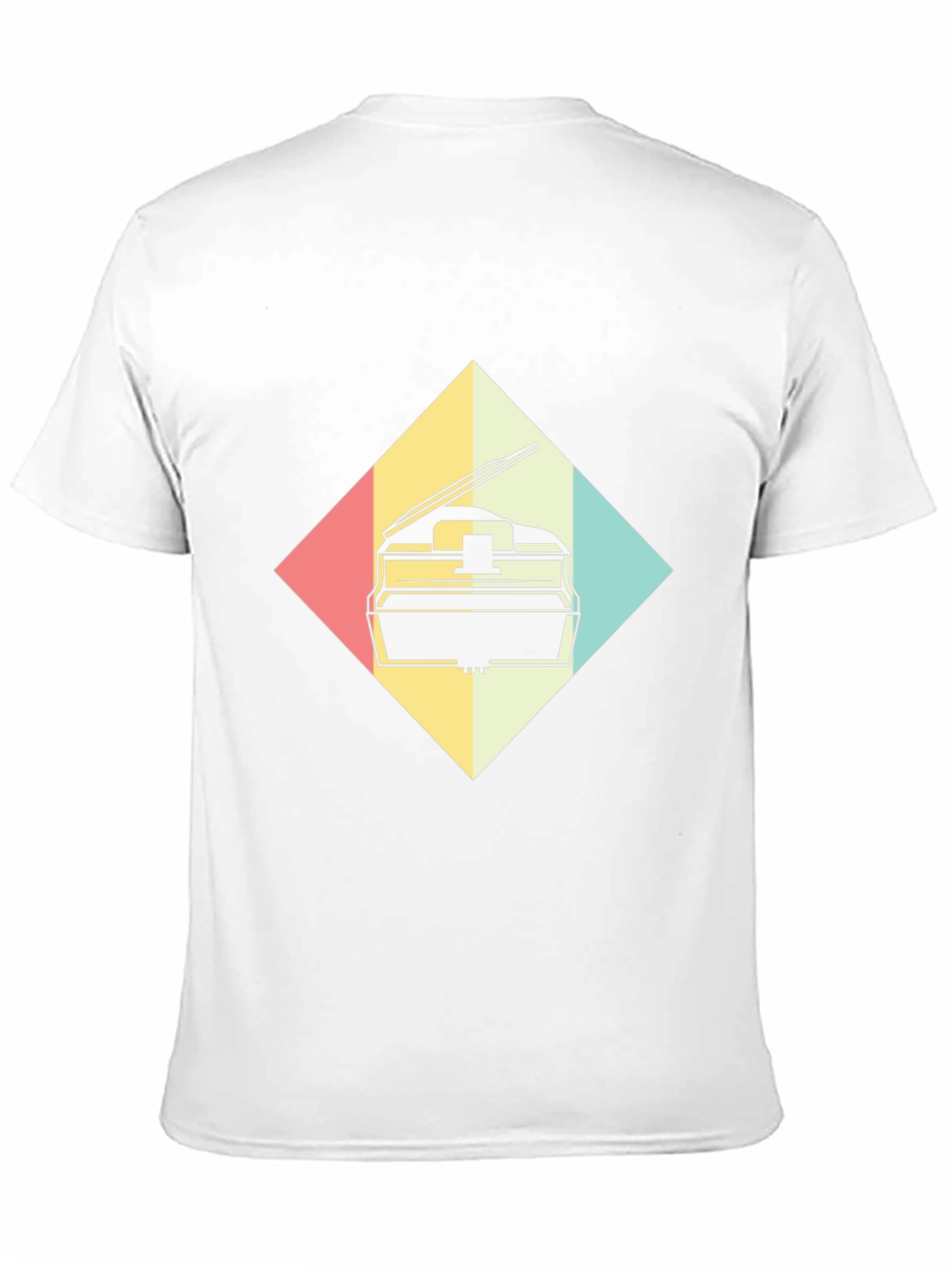 Black Retro Piano Graphic Tee - Musical Style view 11