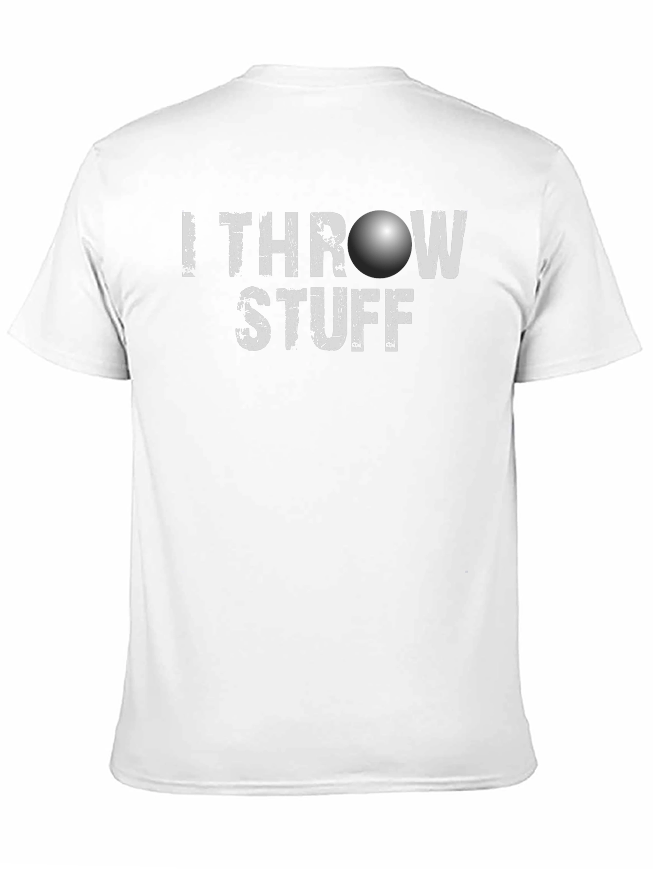 Black I Throw Stuff T-Shirt - Funny Novelty Tee view 11