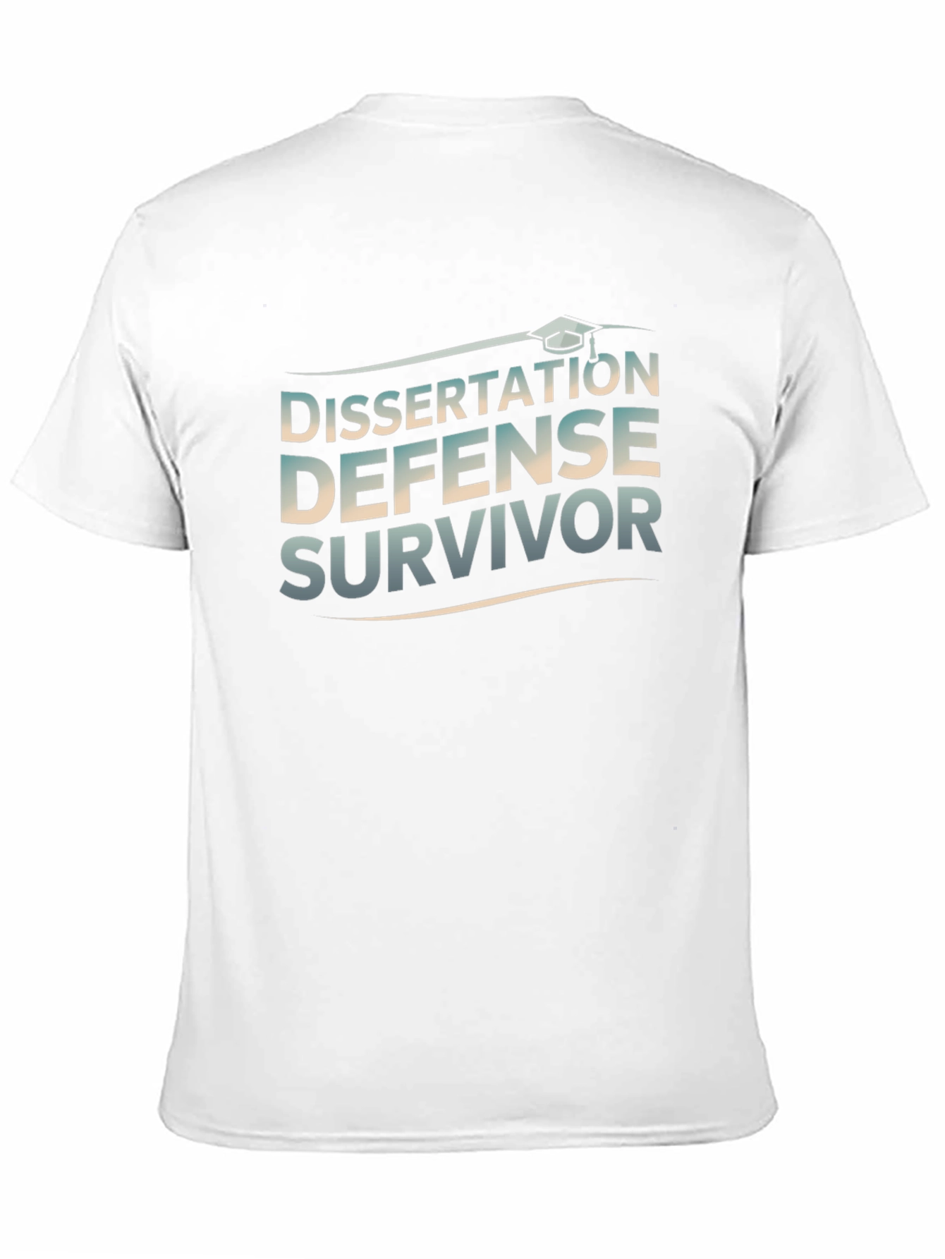 Black Dissertation Defense Survivor T-Shirt view 11