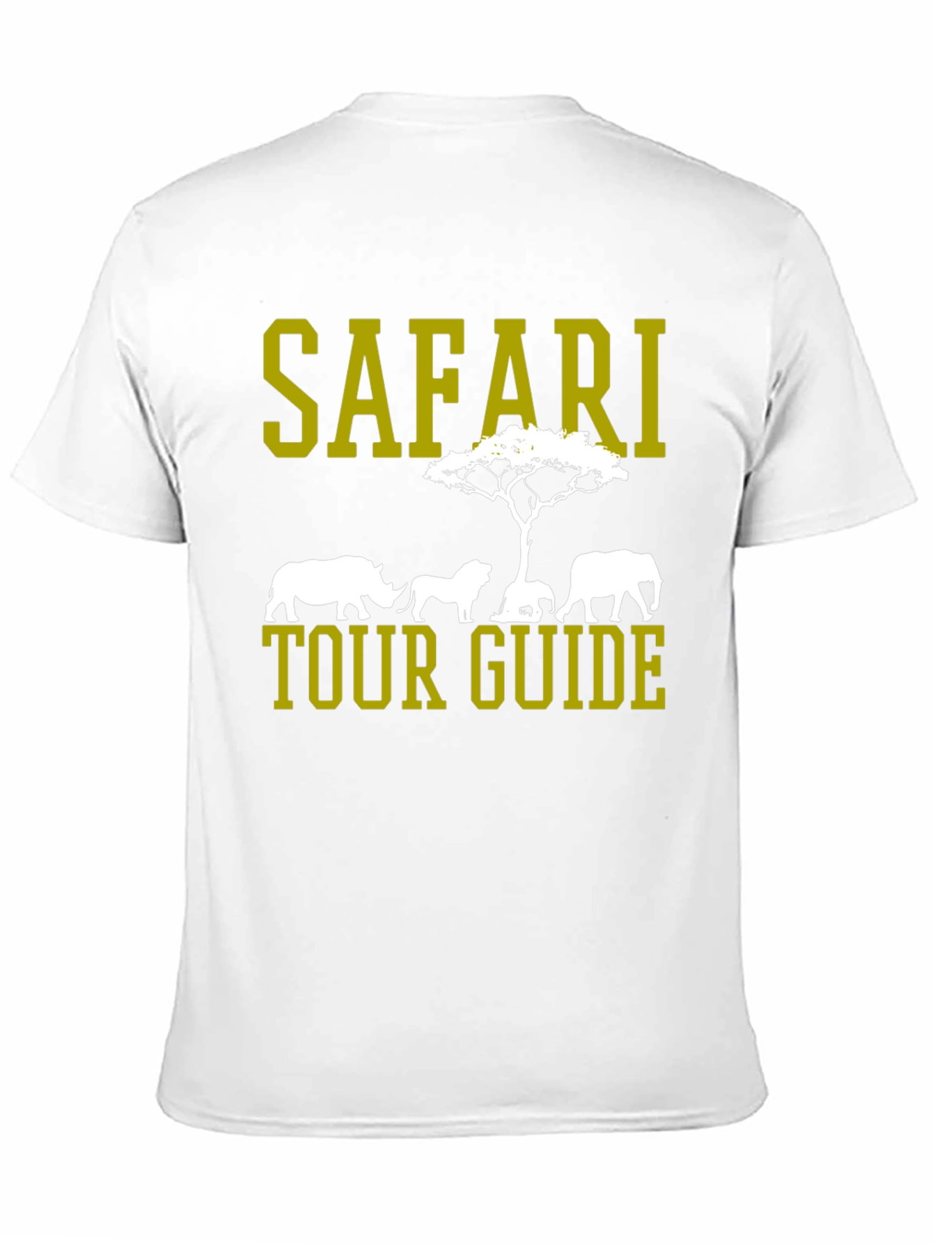 Black Safari Tour Guide Crew Neck T-Shirt view 11