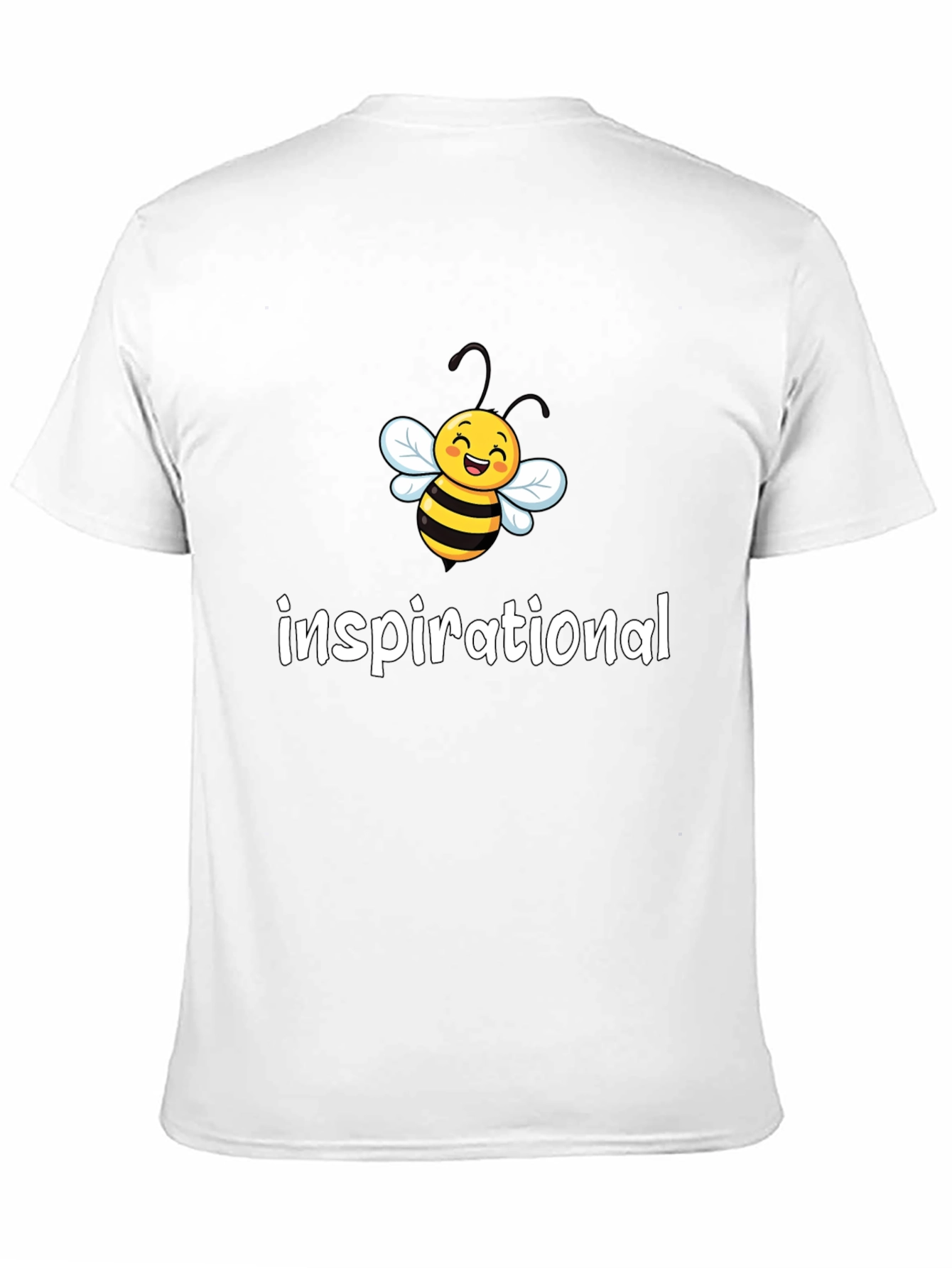 Black Inspirational Bee Graphic T-Shirt view 11
