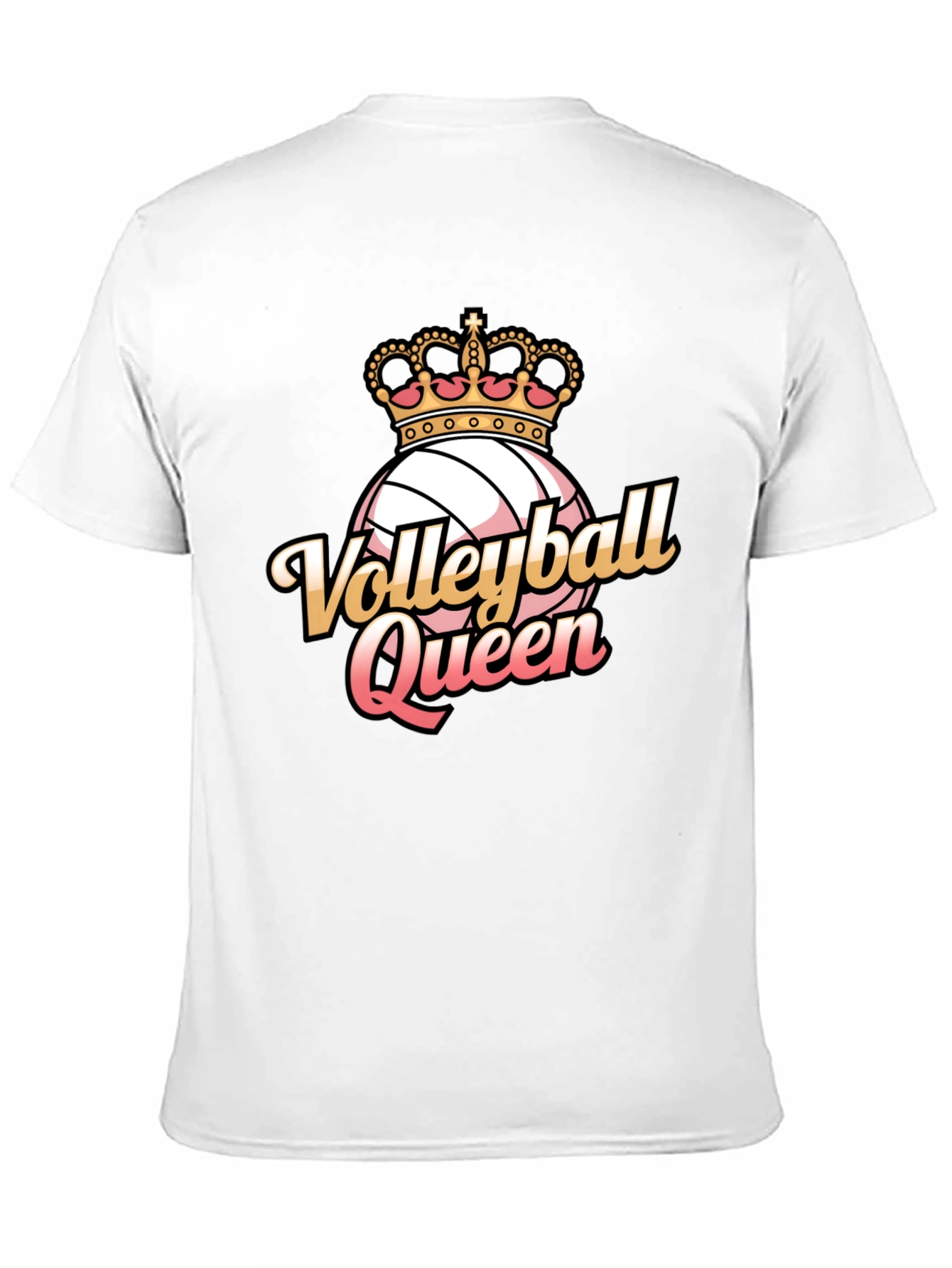 Black Volleyball Queen Graphic Tee view 11