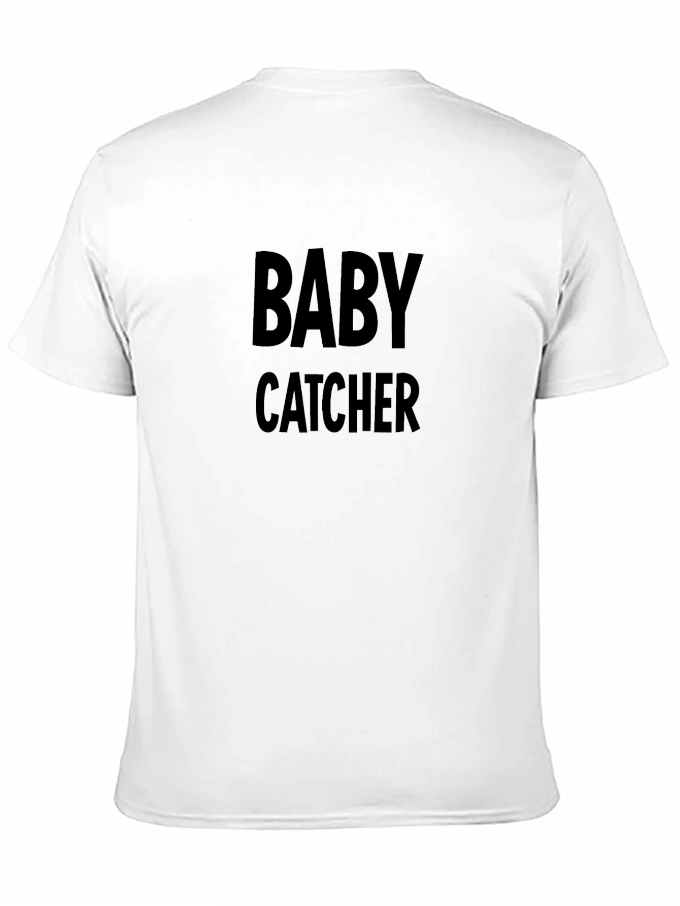 Black Baby Catcher Black T-Shirt Funny Graphic Tee view 11