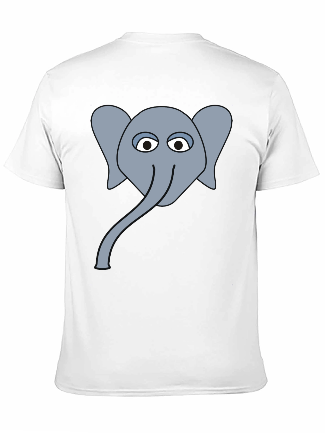 Black Elephant Graphic Black T-Shirt view 11