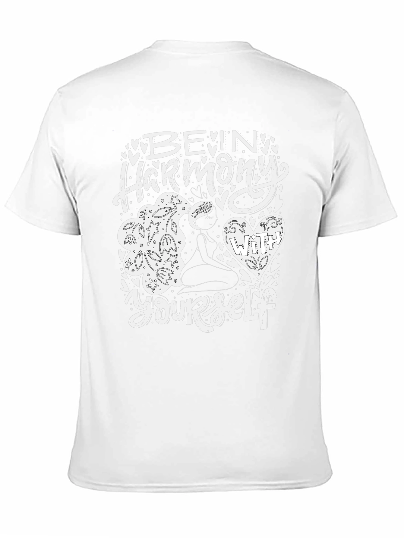 Black Harmony T-Shirt: Be In Harmony With Yourself view 11