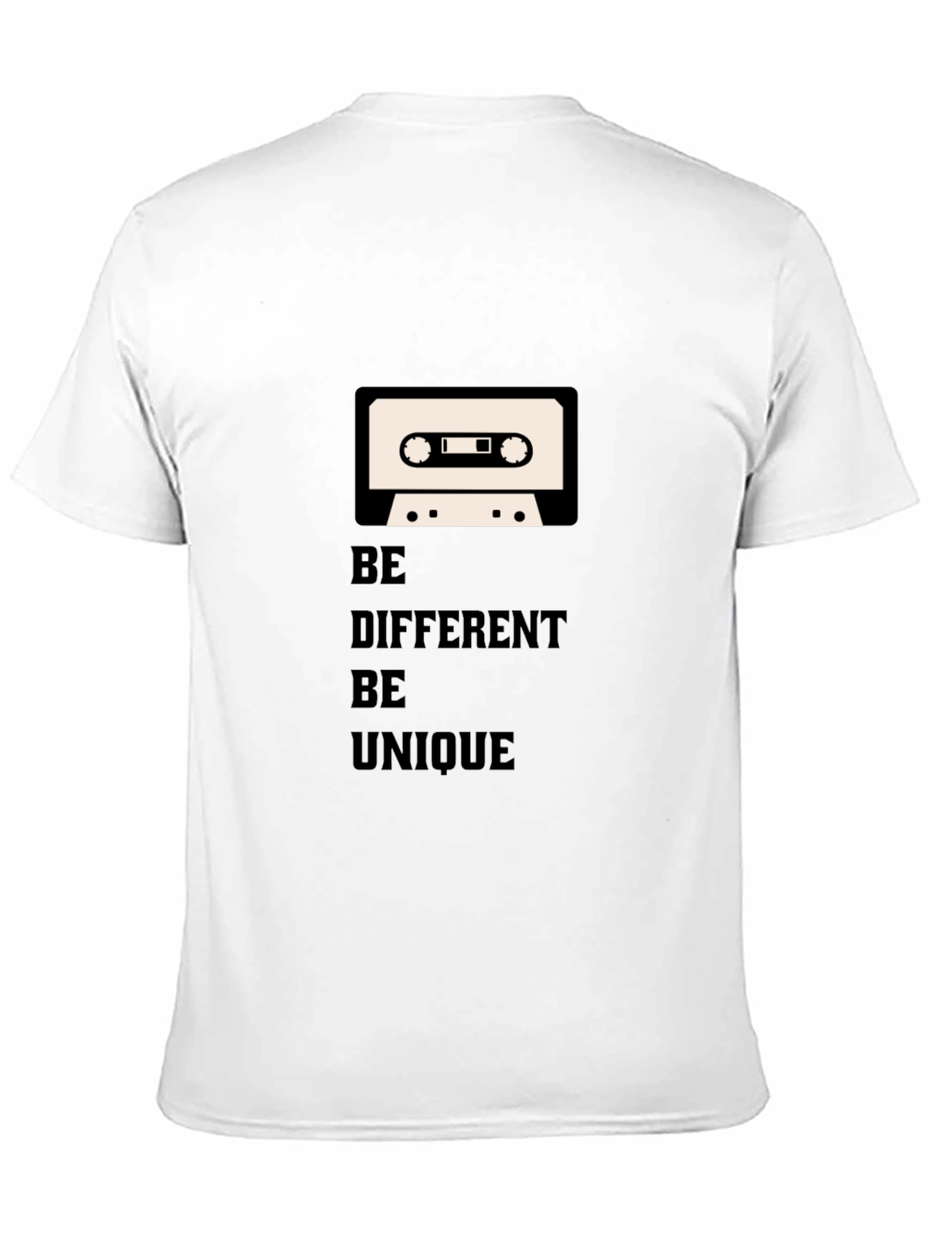 Black Be Different Graphic T-Shirt view 11