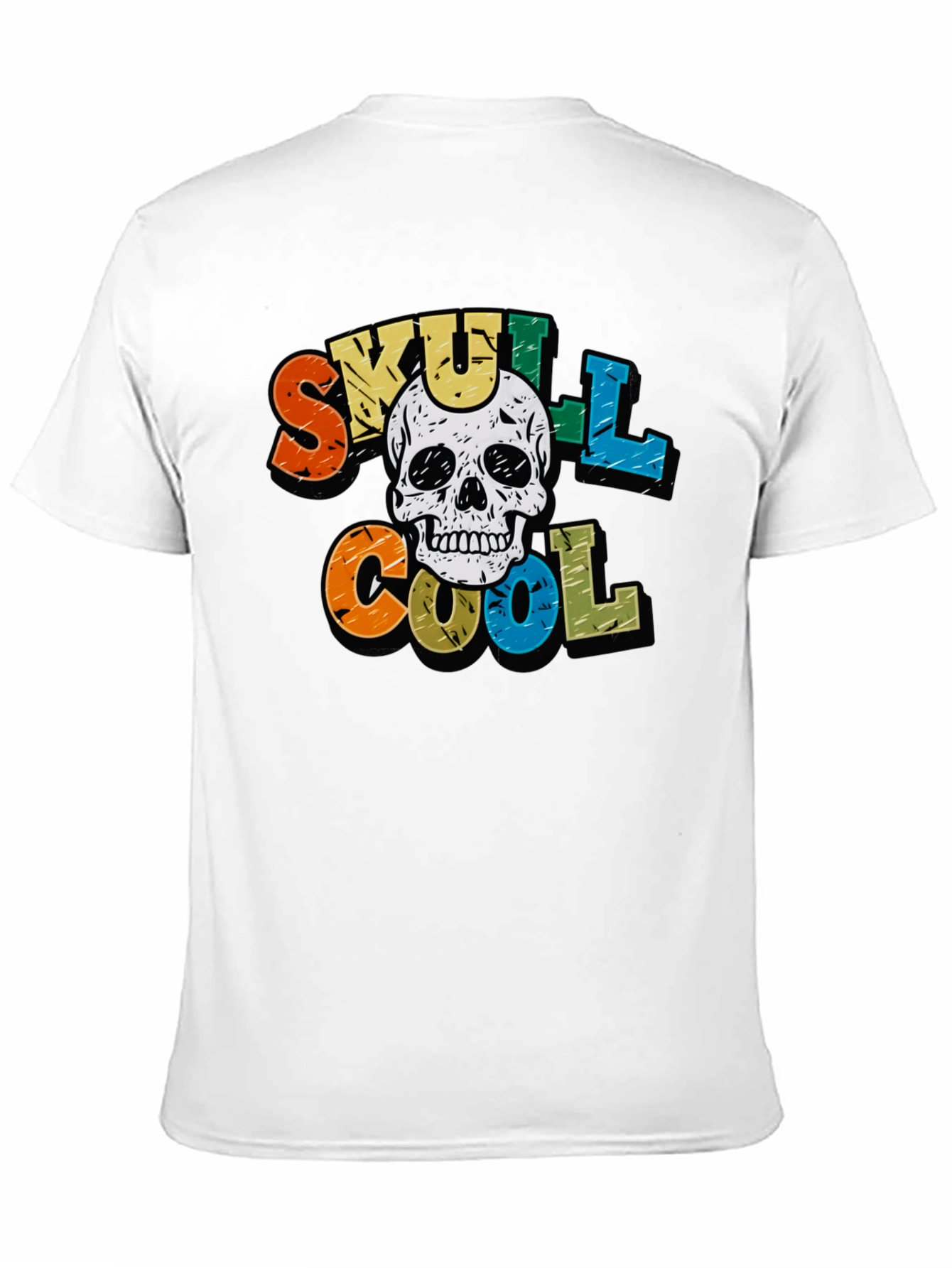 Black Skull Cool Graphic T-Shirt view 11