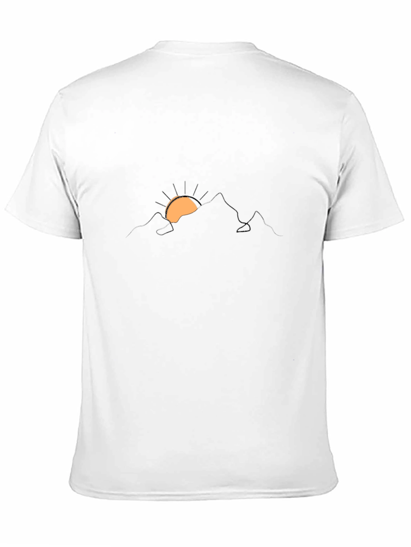 Black Mountain Sunrise Graphic T-Shirt - Soft Cotton Blend view 11