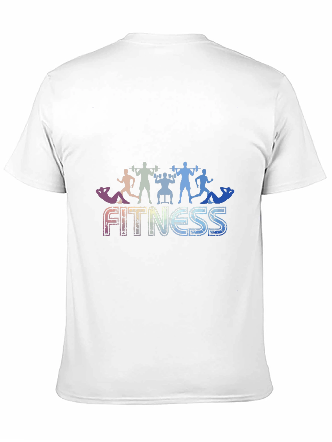Black Fitness Graphic Black T-Shirt view 11