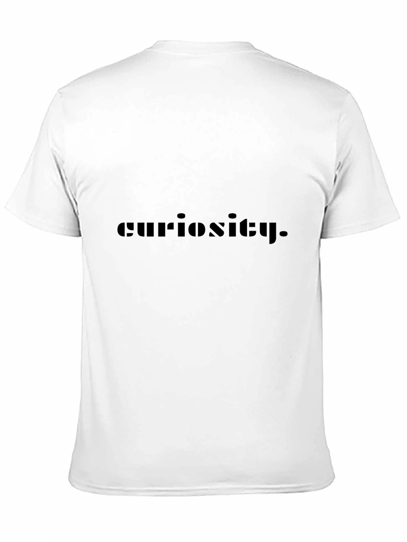 Black Curiosity Black Graphic Tee view 11