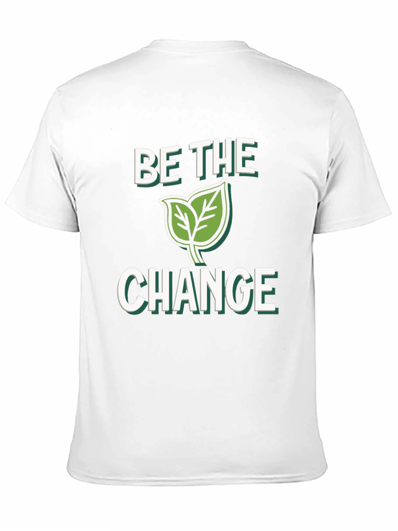 Black Be The Change Graphic T-Shirt - Eco Friendly Design view 11