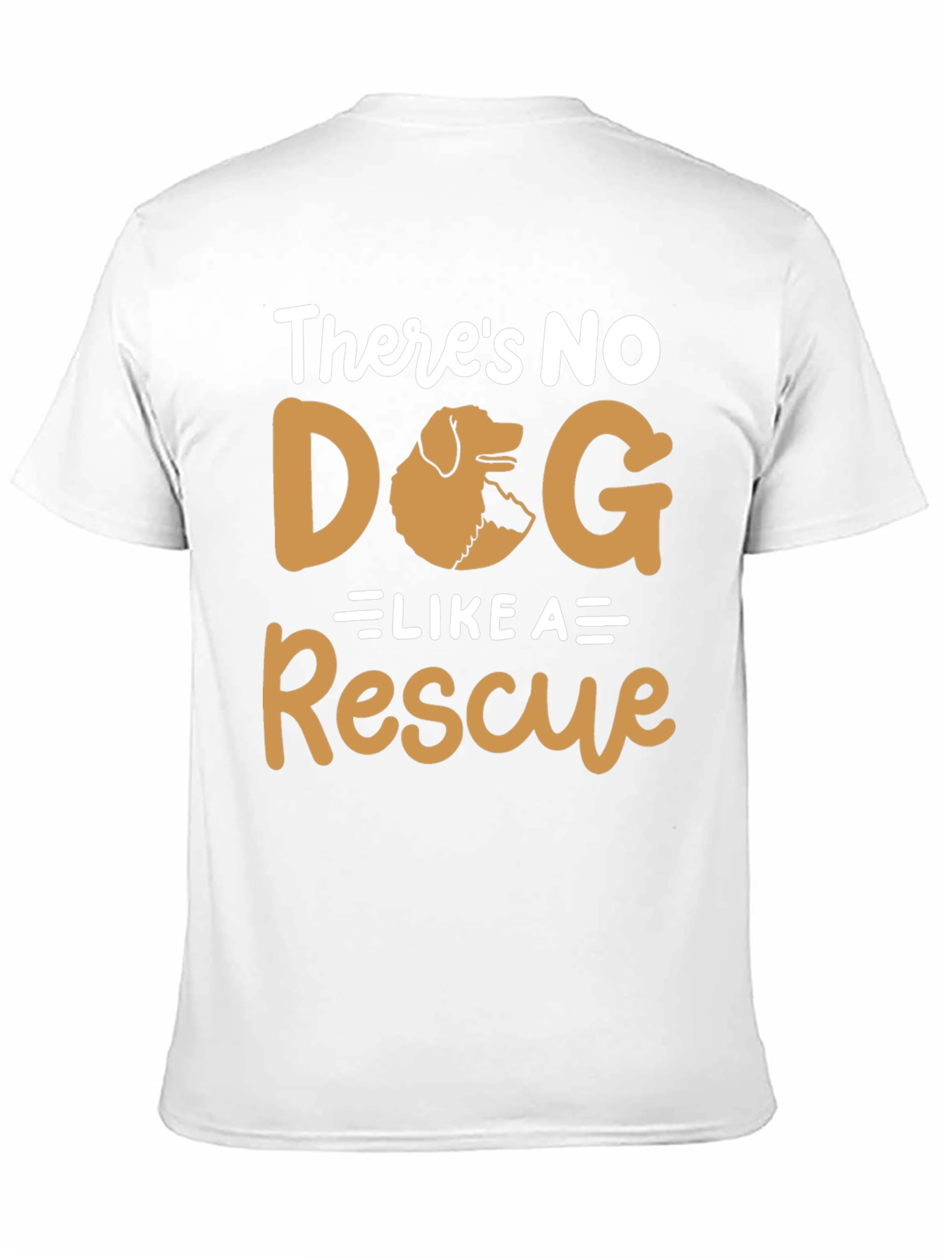 Black Rescue Dog T-Shirt - Unisex Graphic Tee view 11