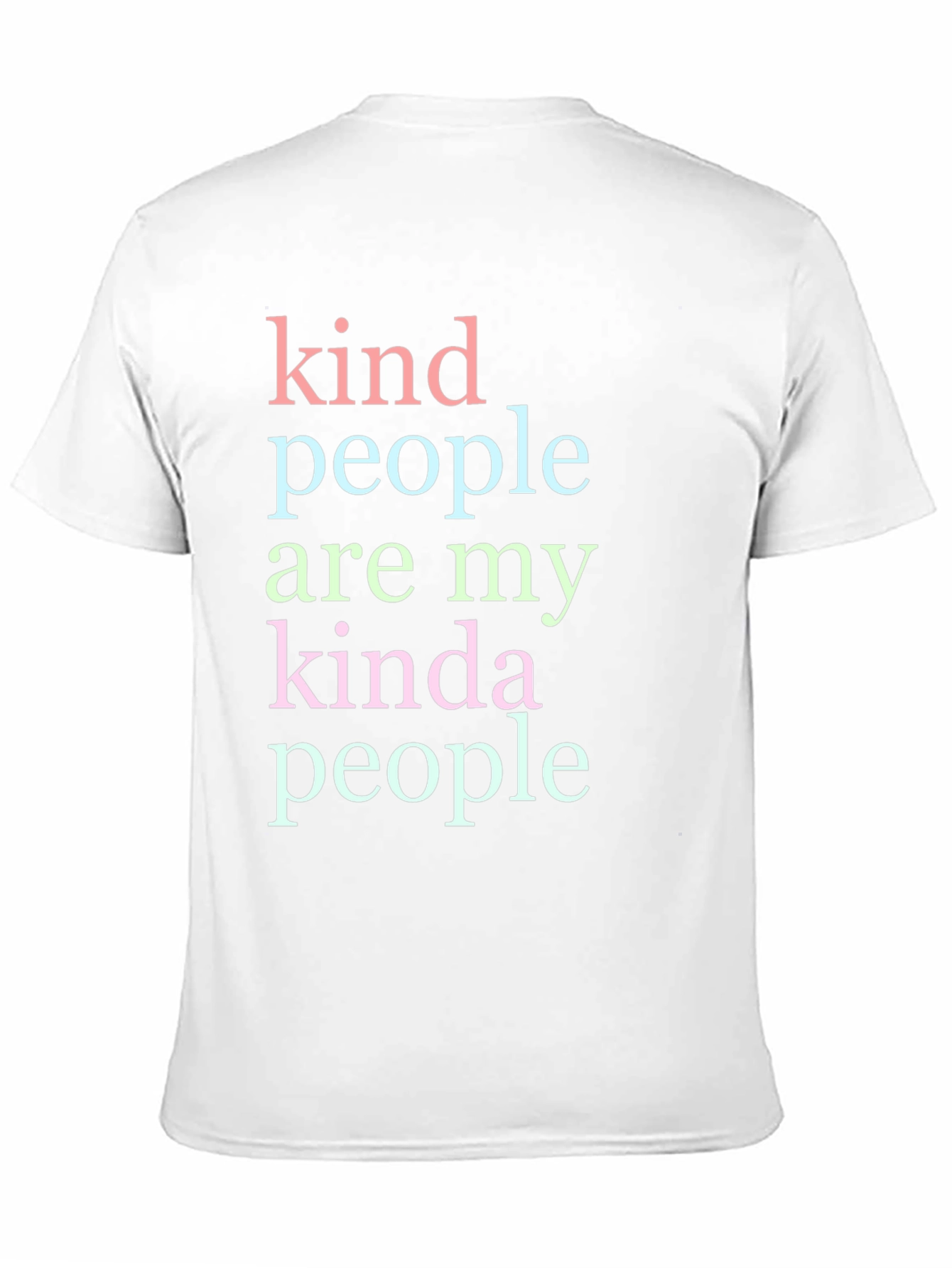 Black Kind People T-Shirt - Soft Cotton Tee view 11