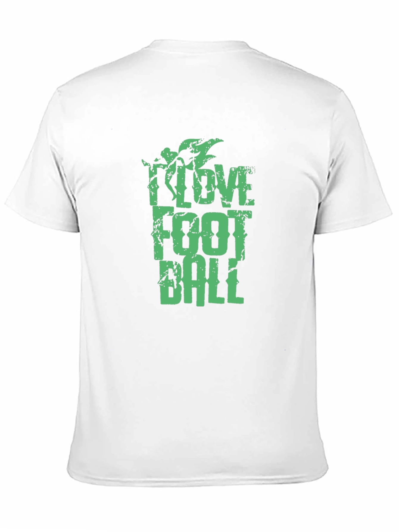 Black I Love Football T-Shirt - Stylish Graphic Tee for Sports Fans view 11