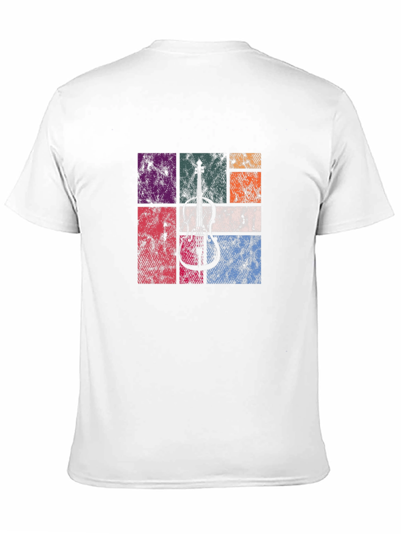 Black Retro Guitar Graphic Tee - Black view 11