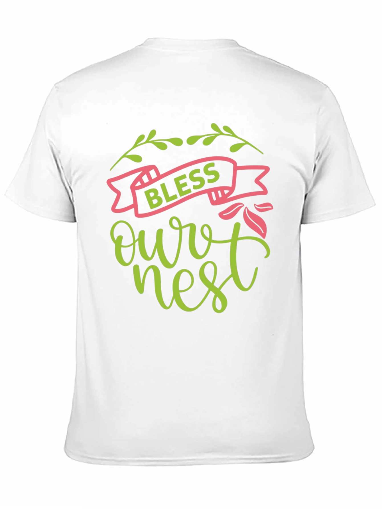 Black Bless Our Nest Graphic Tee - Black view 11