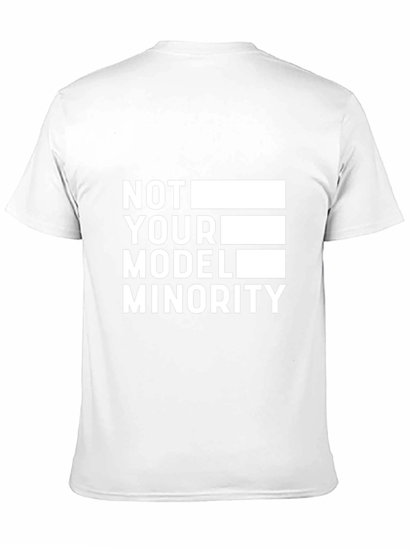 Black Not Your Model Minority Graphic Tee view 11