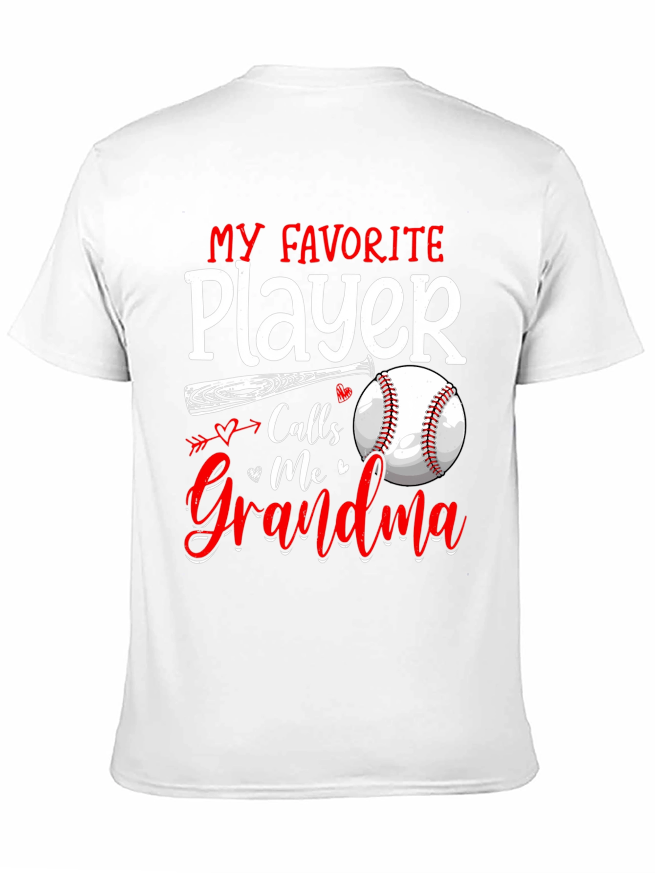 Black Grandma's Favorite Baseball Player T-Shirt view 11