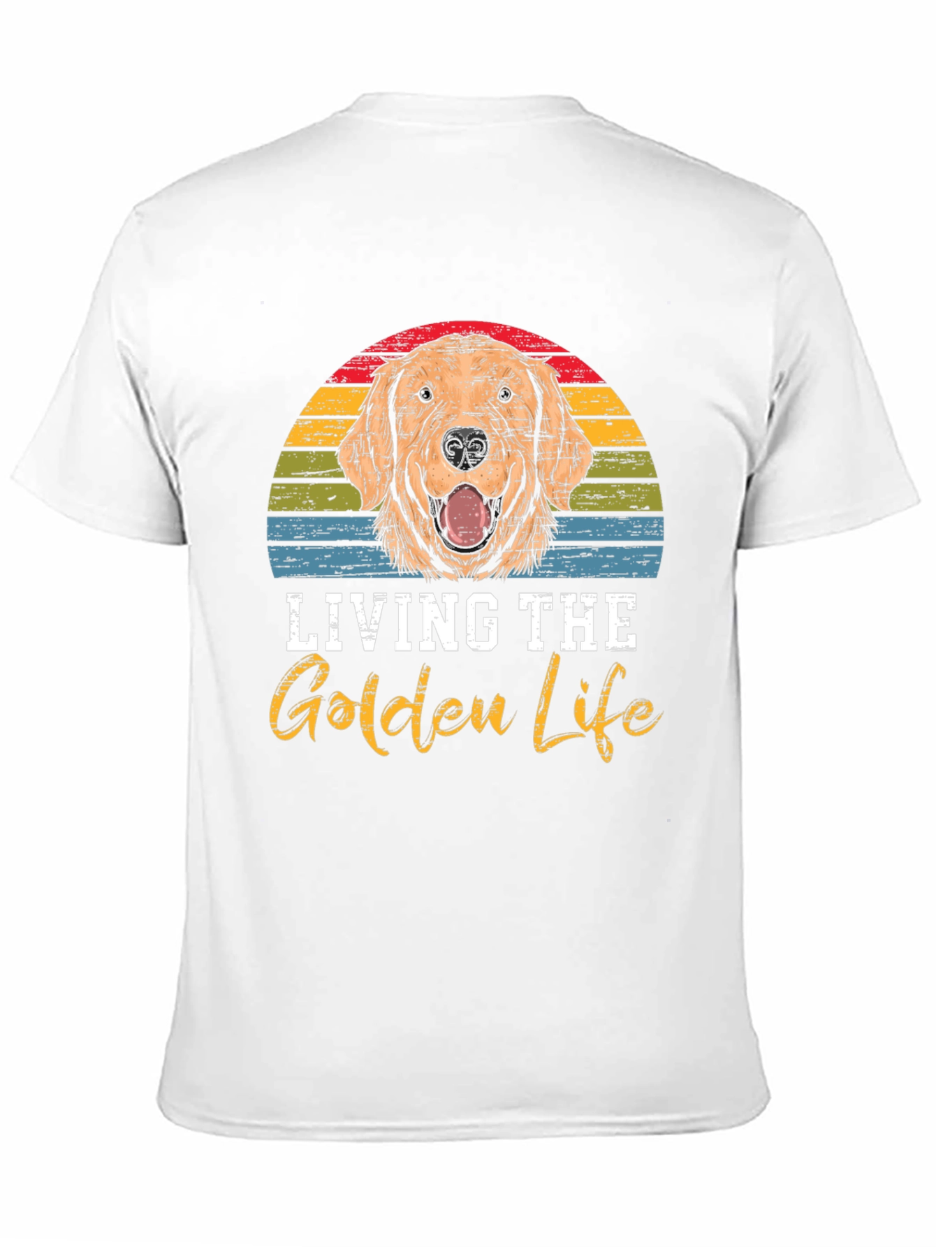 Black Living the Golden Life T-Shirt view 11