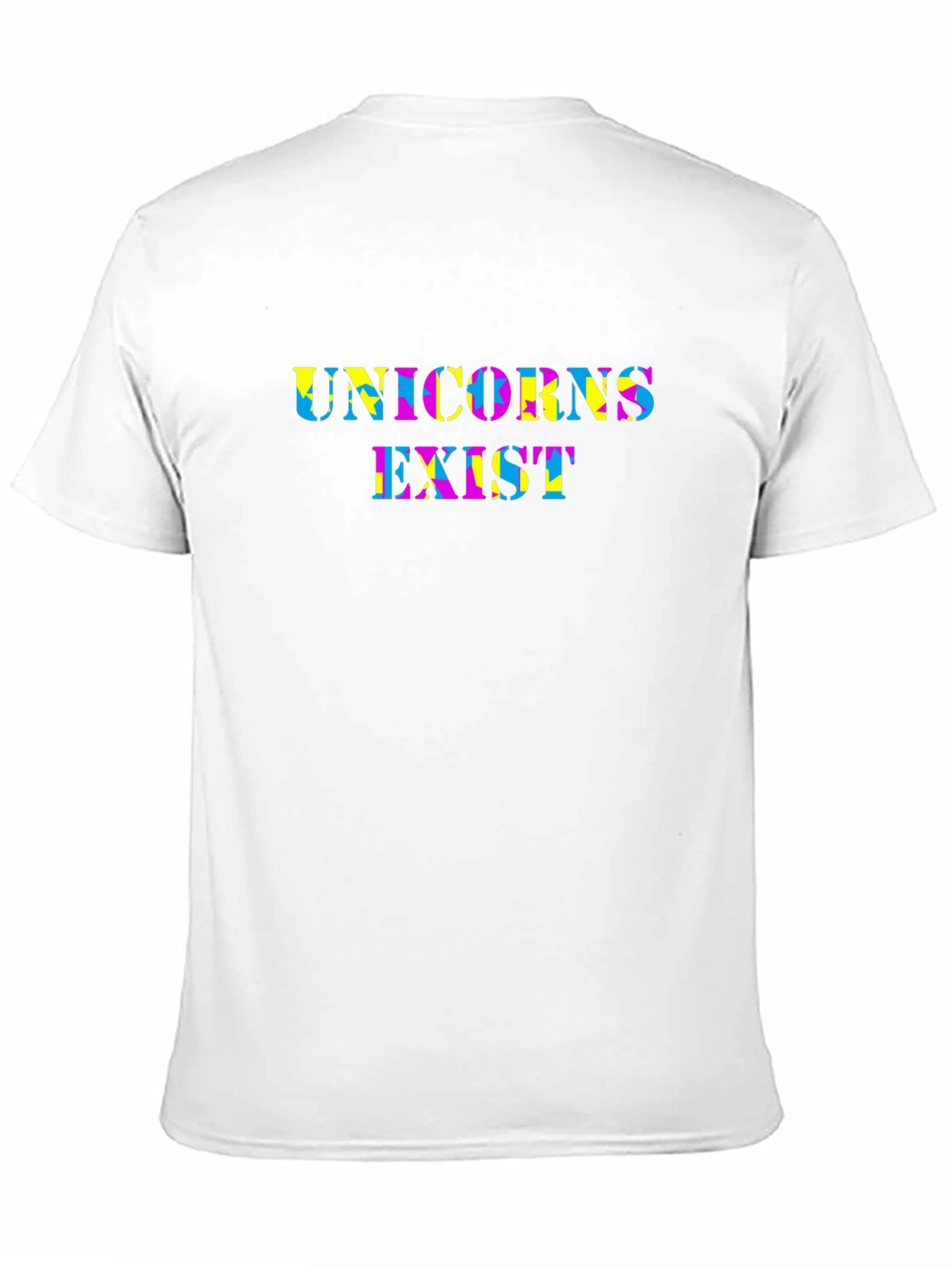 Black Unicorns Exist Black Crew Neck T-Shirt view 11
