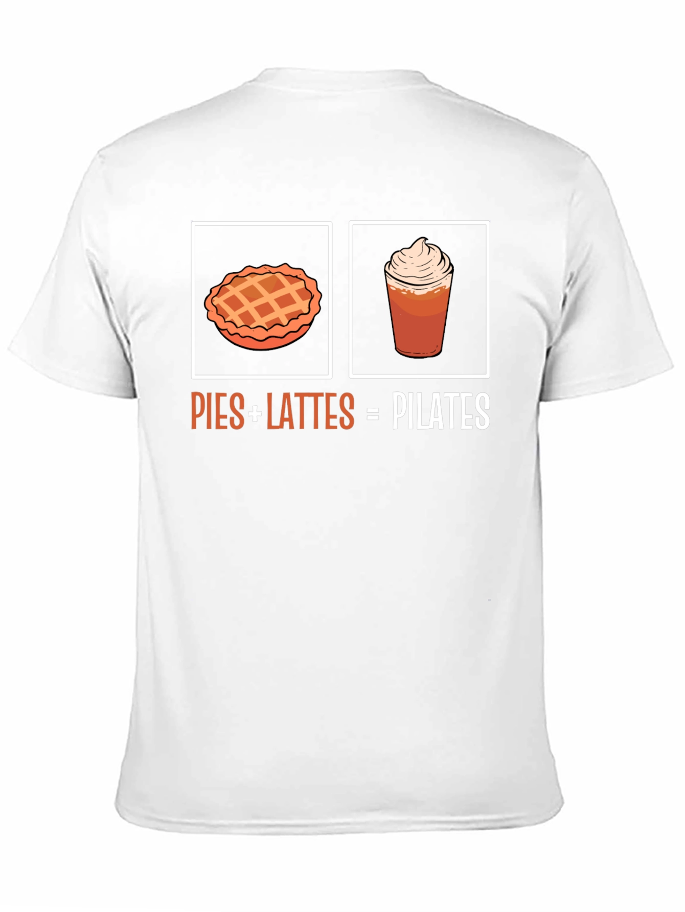 Black Pies + Lattes = Pilates T-Shirt view 11