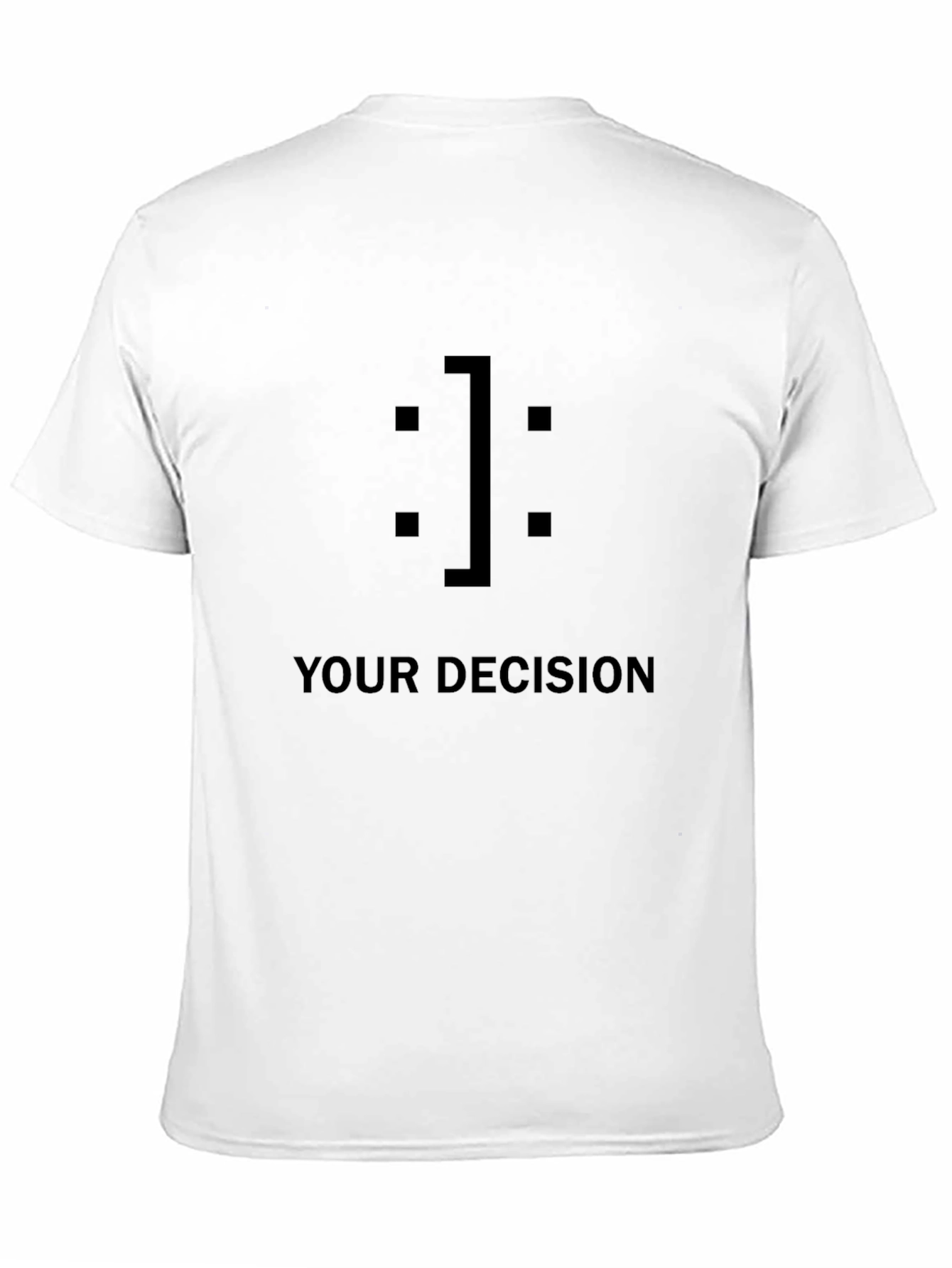 Black Your Decision Graphic Tee - Soft Cotton, Casual Style view 11