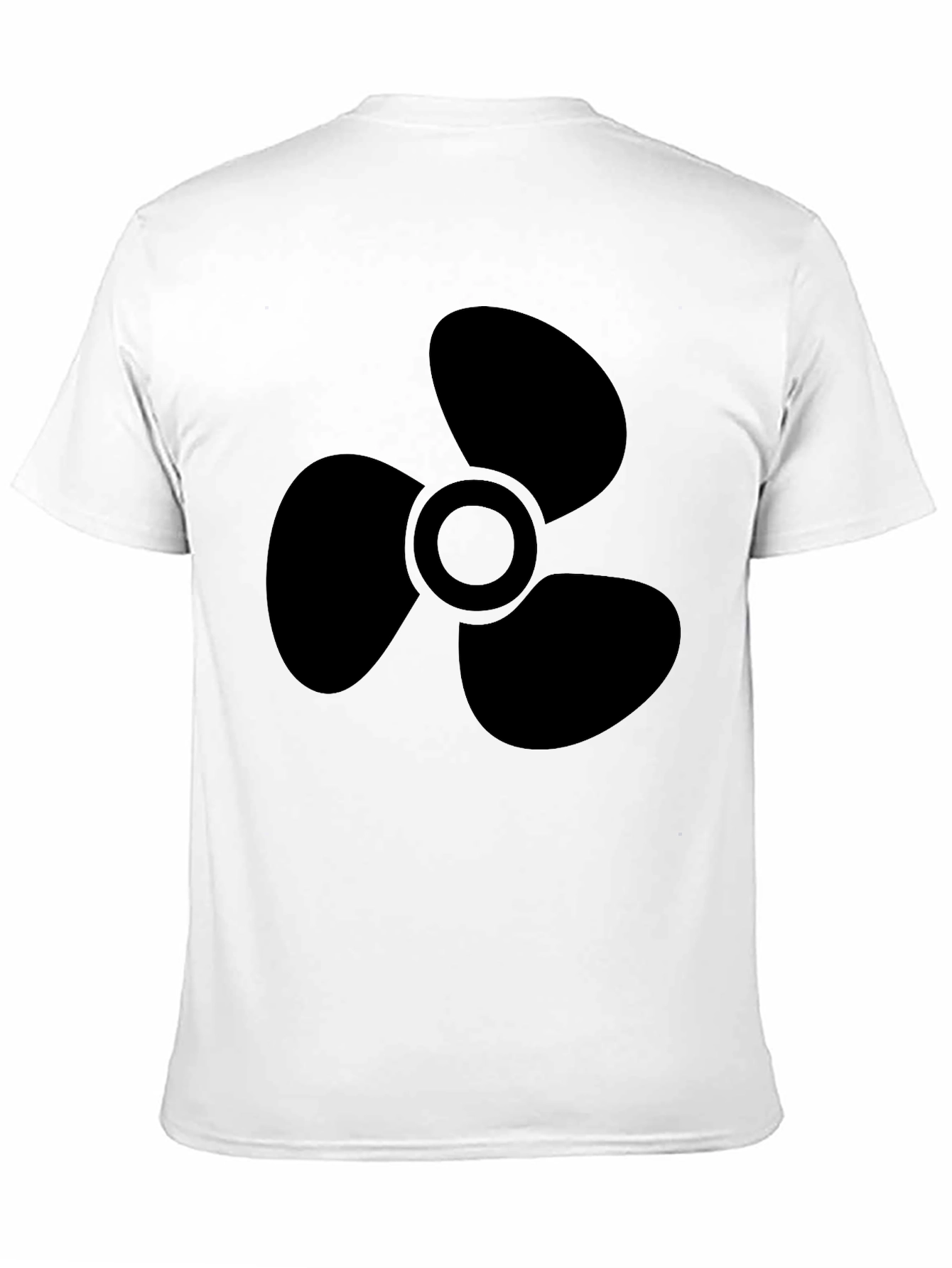 Black Black Propeller Graphic Tee - Men's Casual Shirt view 11