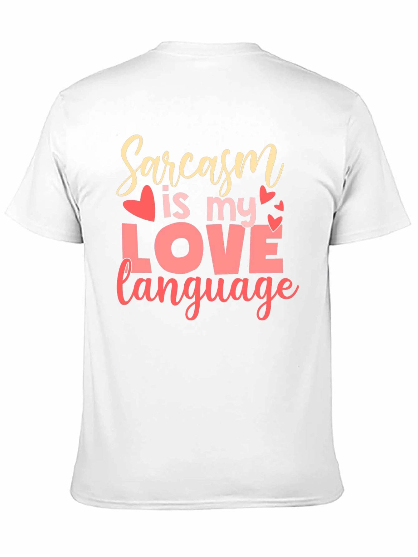 Black Sarcasm is My Love Language Graphic T-Shirt view 11