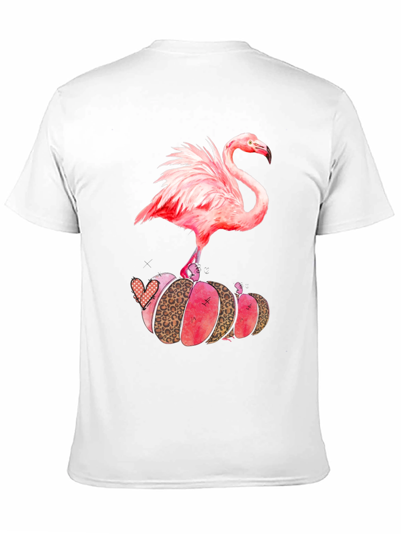 Black Flamingo Pumpkin Patch Tee view 11